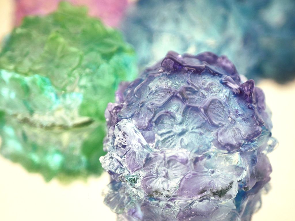 紫陽花のジェルキャンドルの作り方の紹介画像1