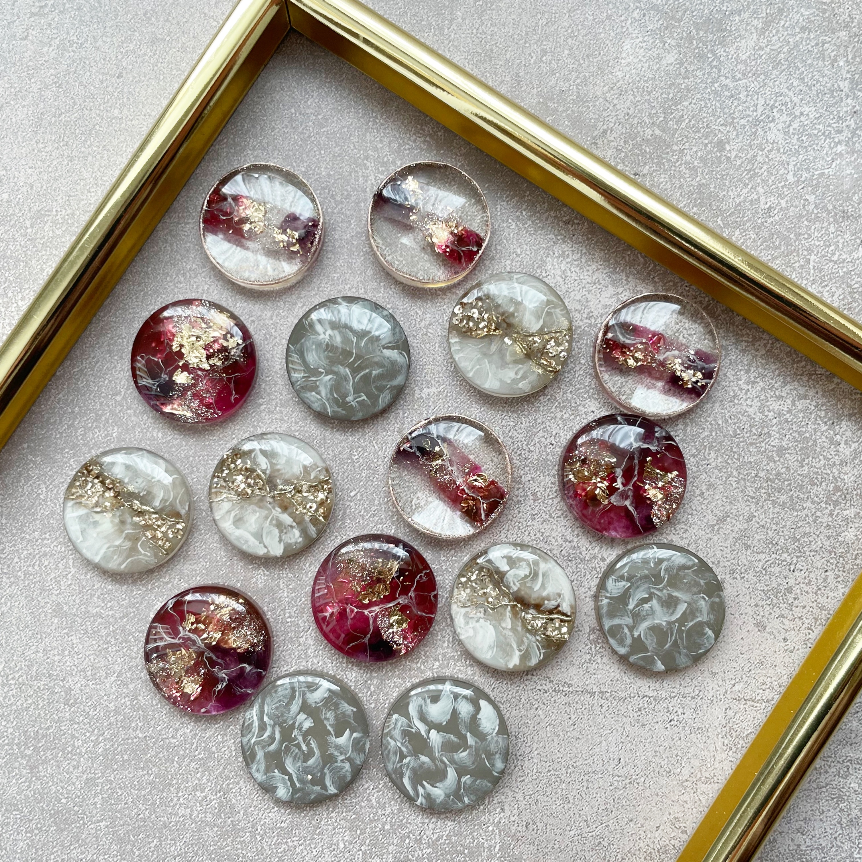 【レジン】奥行きグラデーション天然石の作り方の紹介画像2