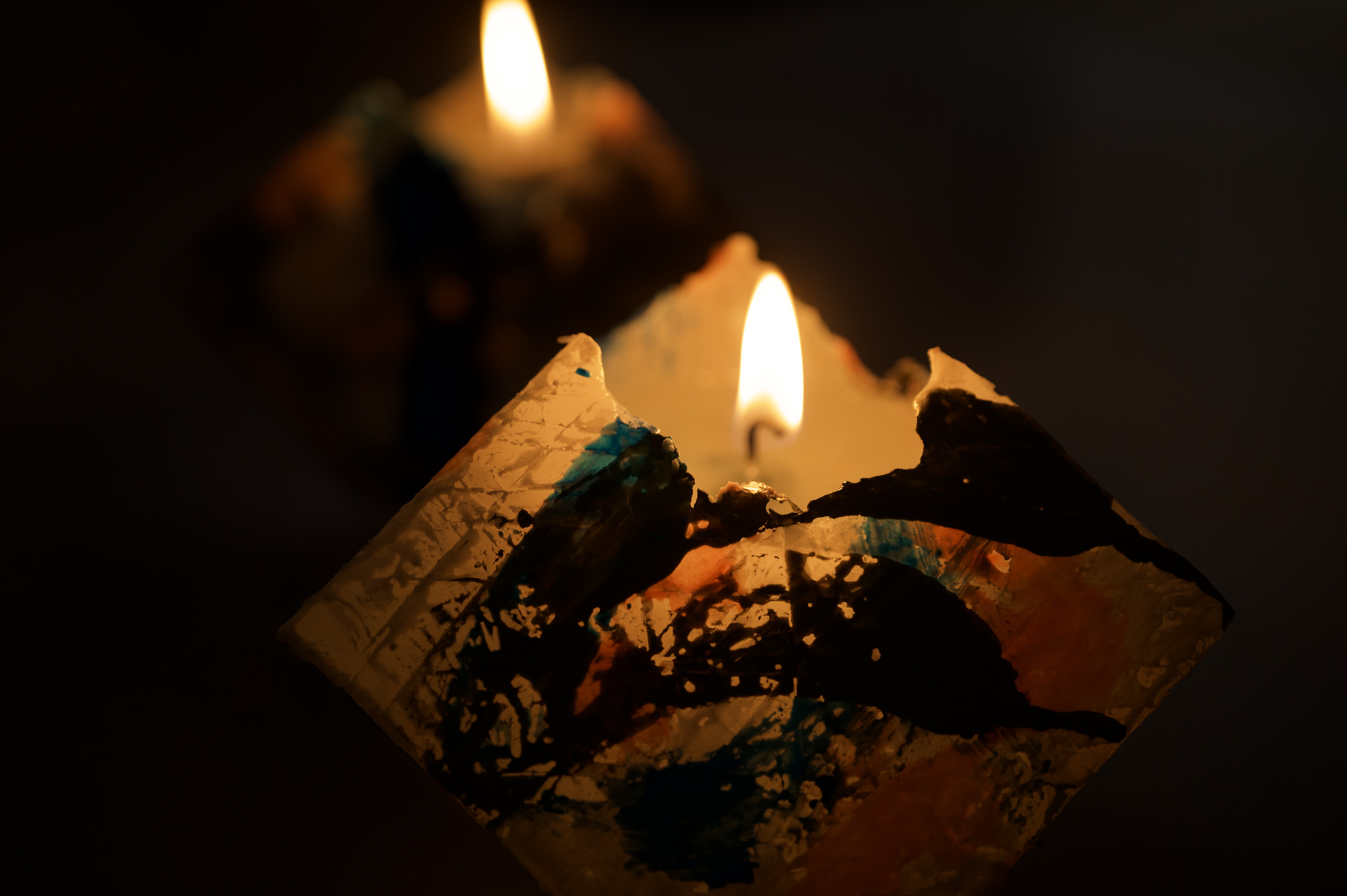 12/24まで30%OFF（4,000円→2,800円）✴︎八面体で作るペインターキャンドルの作り方の紹介画像2