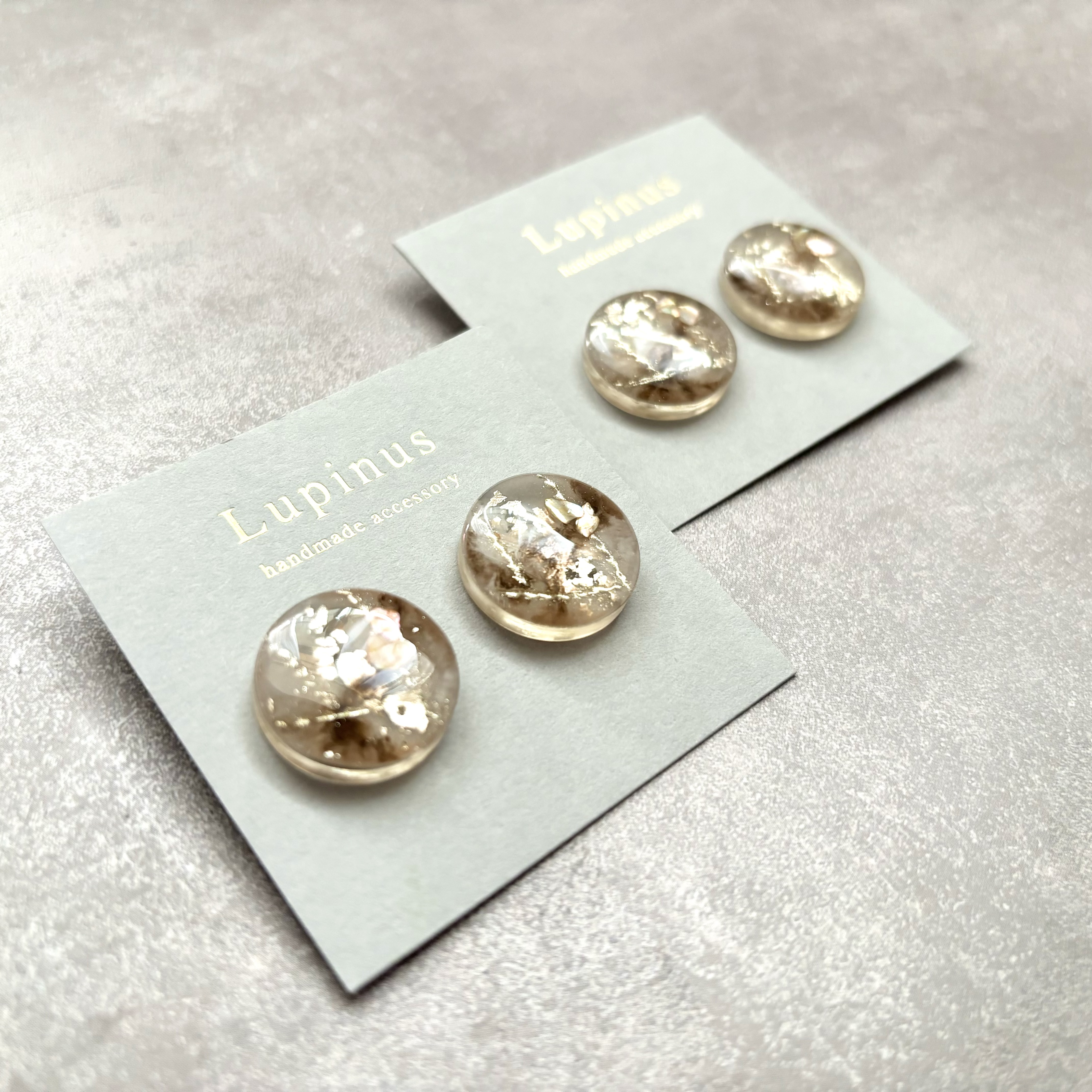 【レジン】手描きチェーン天然石の作り方の紹介画像2