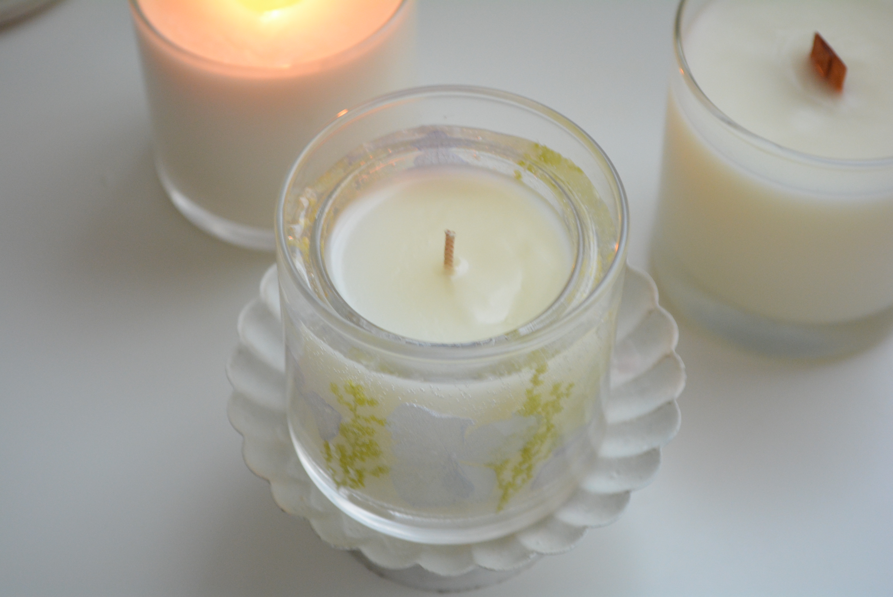 精油で作るアロマジェルボタニカルランタンキャンドルの作り方の紹介画像1