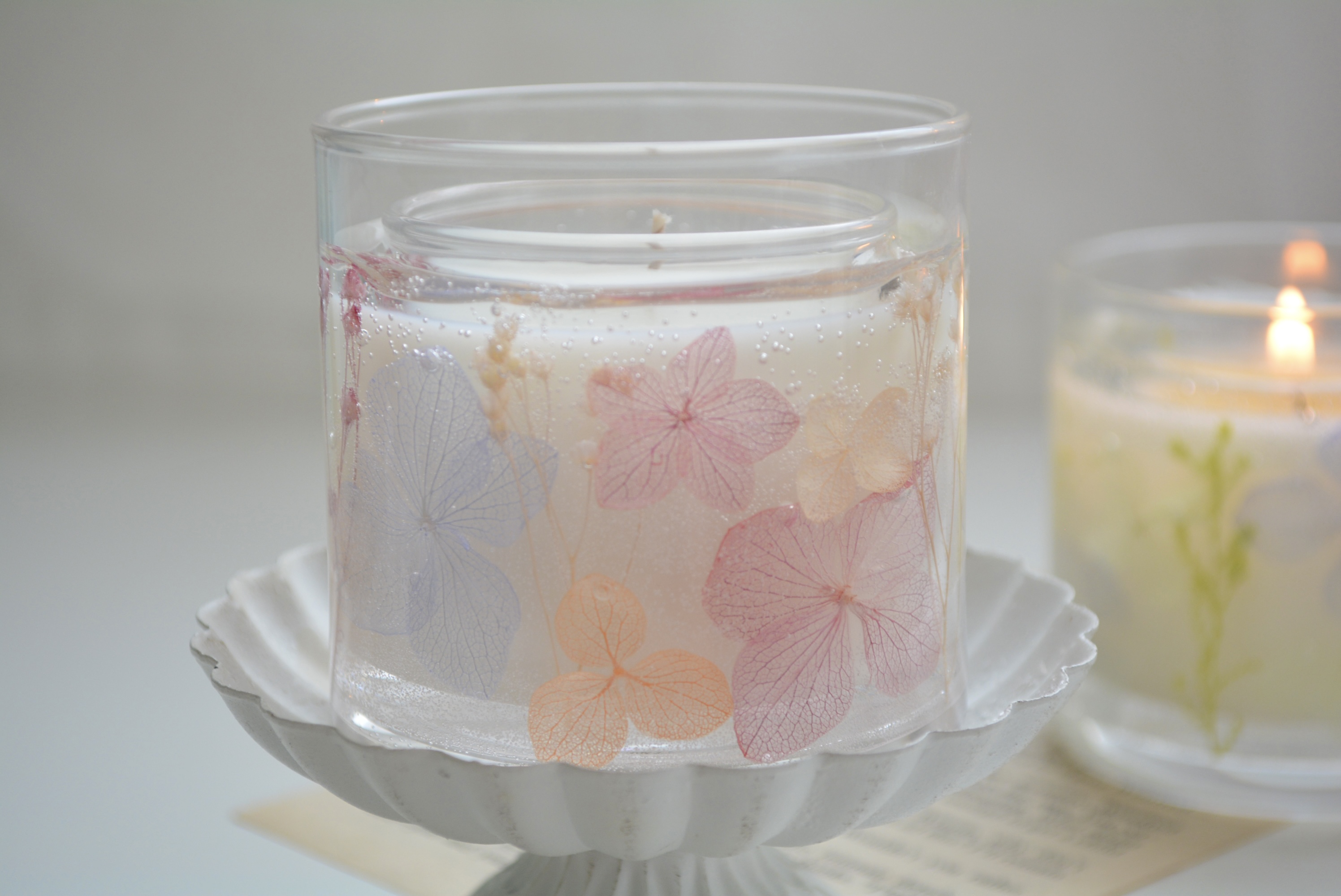 精油で作るアロマジェルボタニカルランタンキャンドルの作り方の紹介画像2