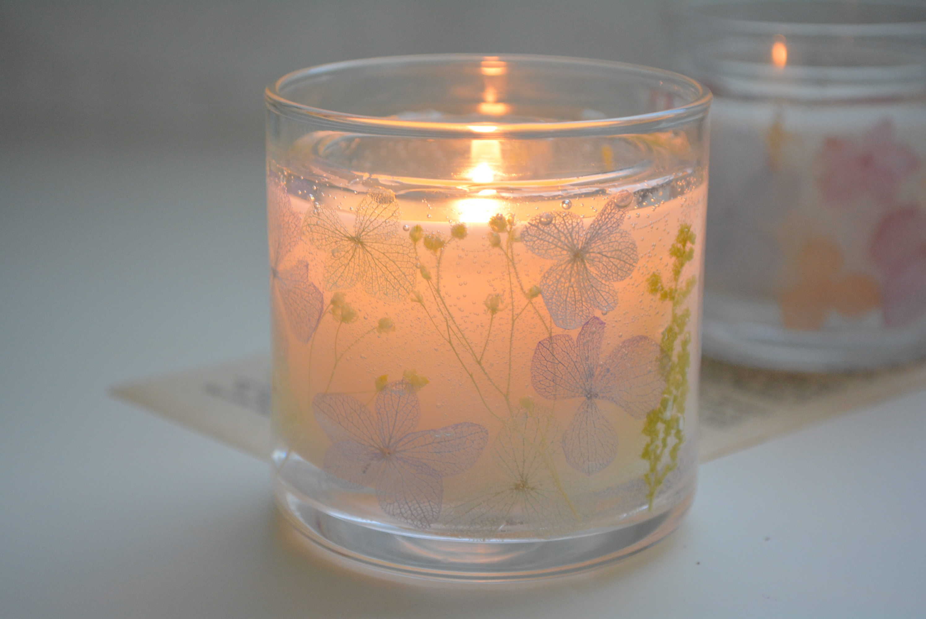 精油で作るアロマジェルボタニカルランタンキャンドルの作り方の紹介画像3