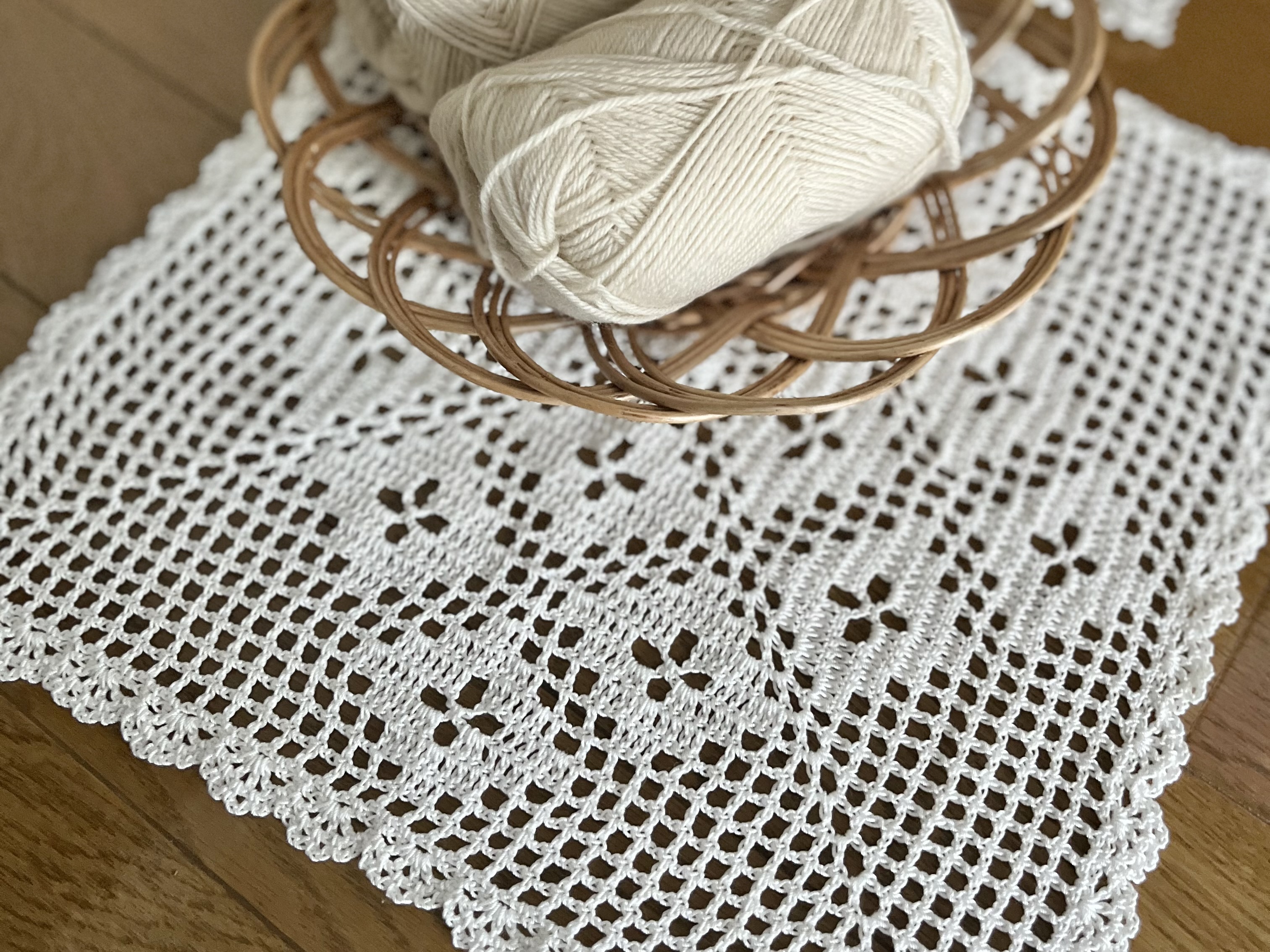 かぎ針編み・ナチュラルカバーの編み方【PDF編み図付】の紹介画像1