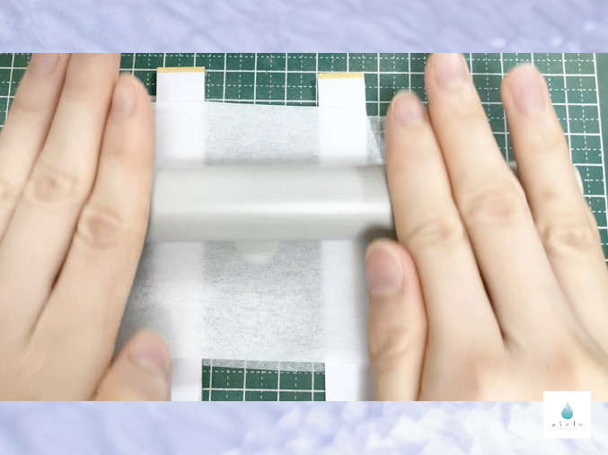 ローラーを使った四角プレートチャームの作り方の紹介画像1