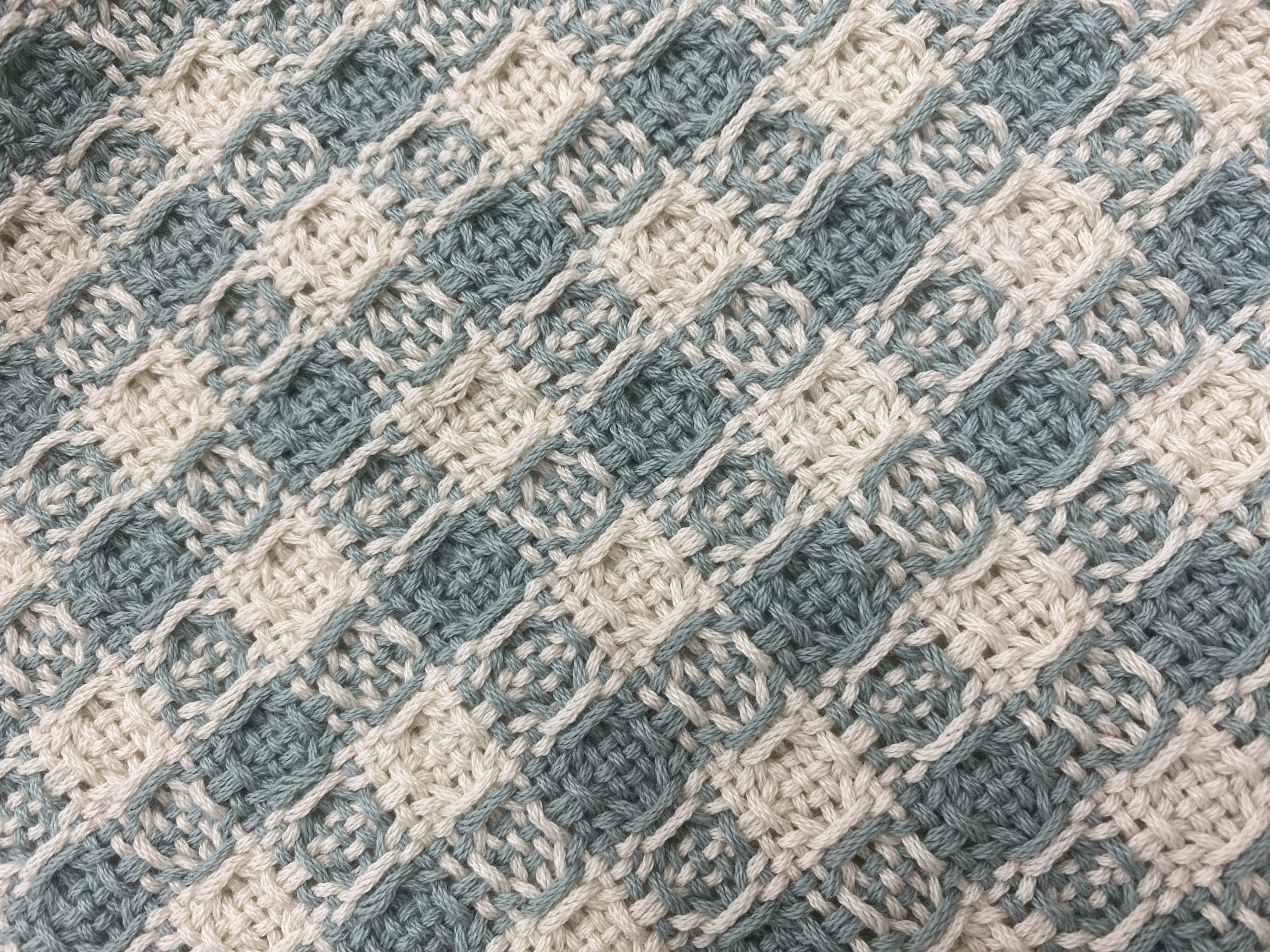 浮かし織りのワッフル風タオルの作り方の紹介画像2