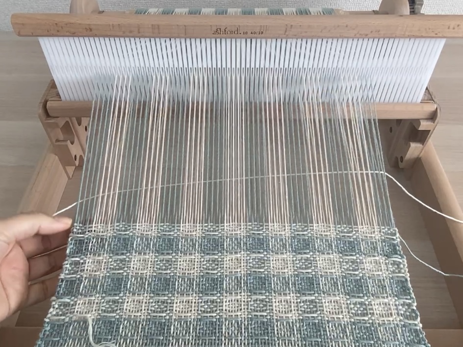 浮かし織りのワッフル風タオルの作り方の紹介画像4