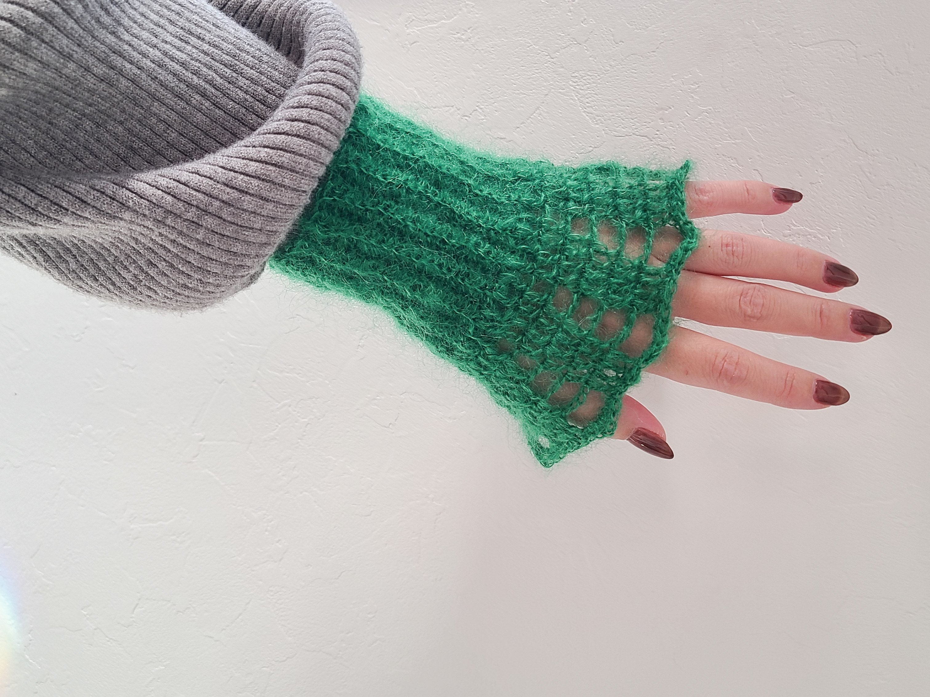 かぎ針・つけそでの編み方│リストウォーマーにもなるの紹介画像3