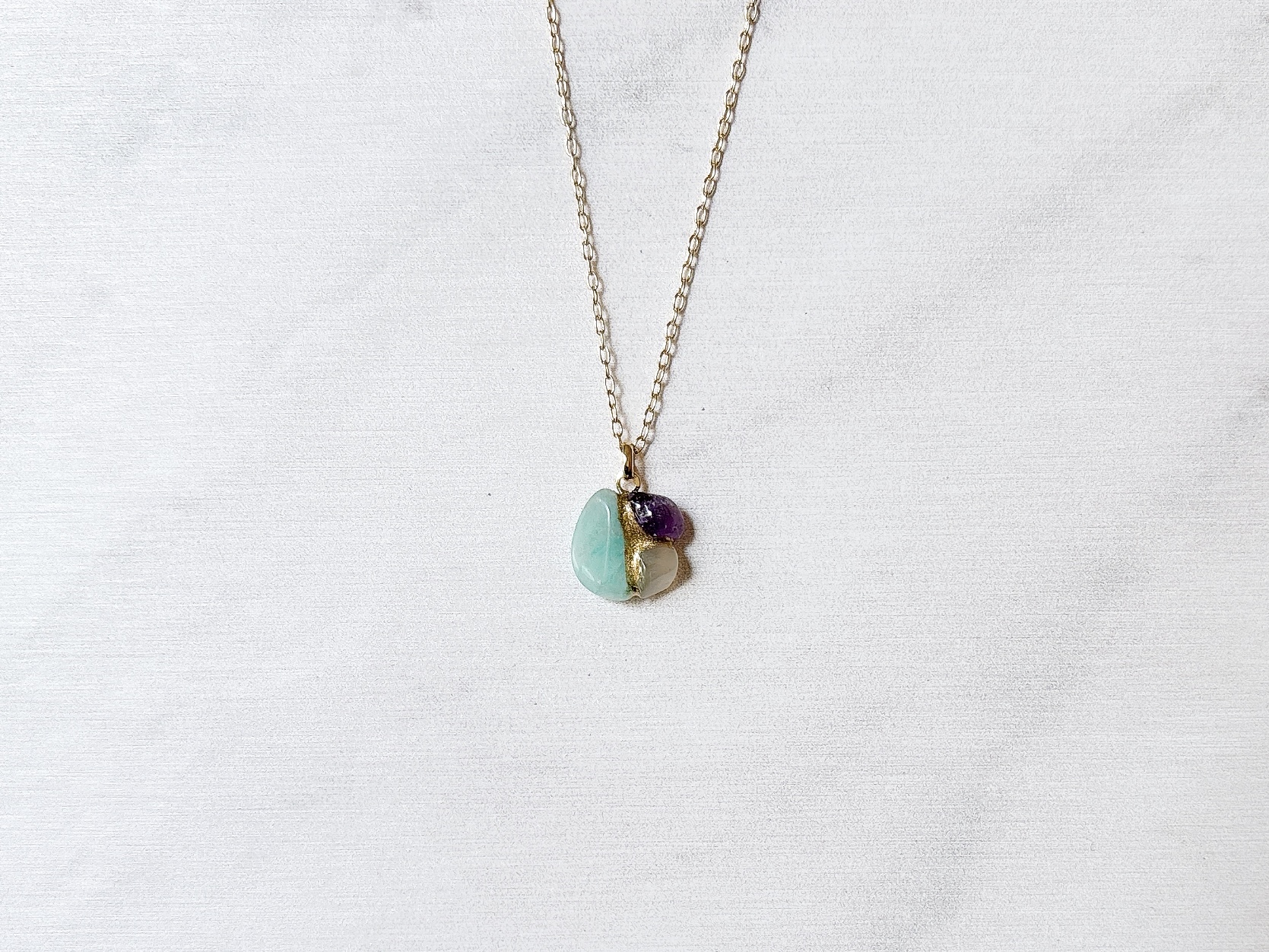 天然石の金継ぎネックレスの作り方の紹介画像1