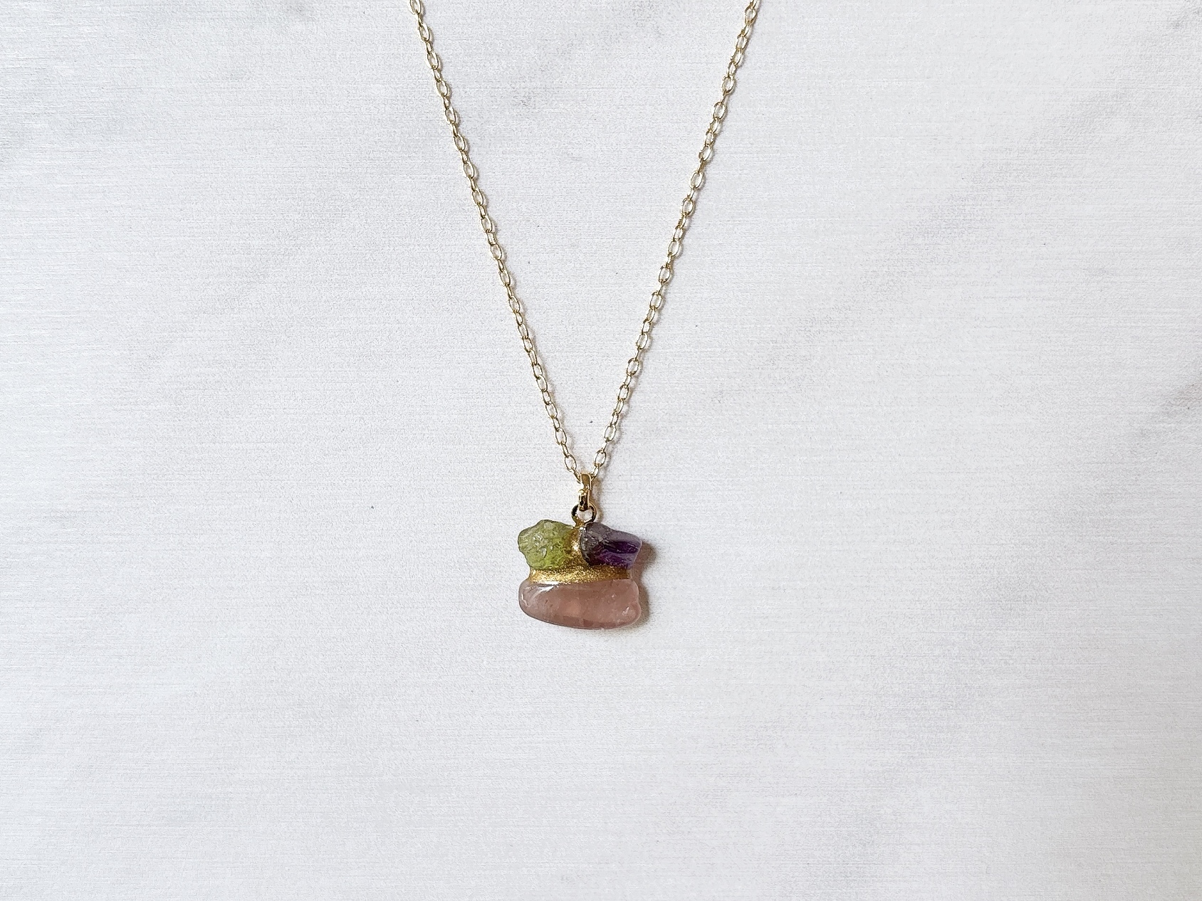 天然石の金継ぎネックレスの作り方の紹介画像2