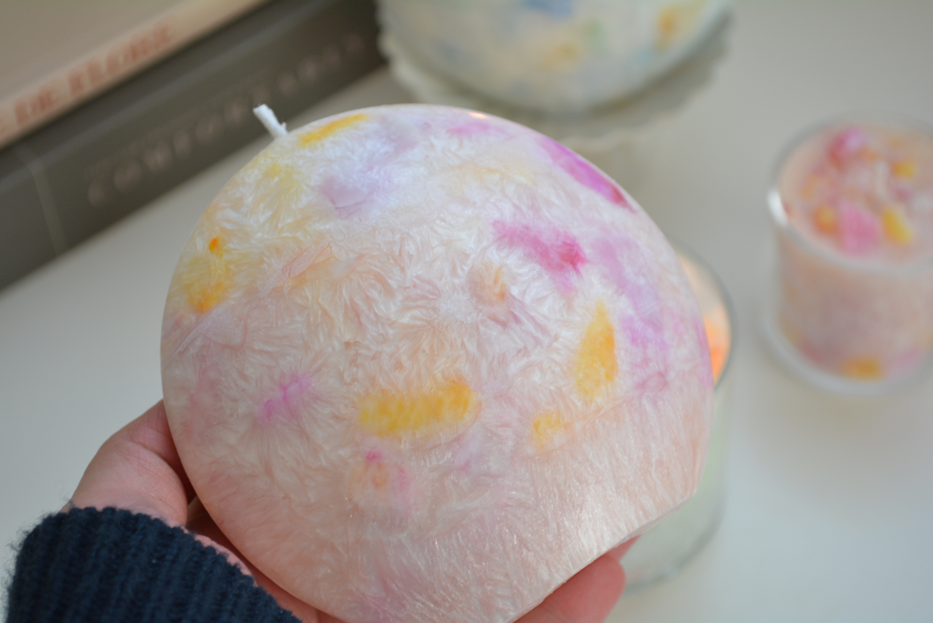 アロマパームグラデーションキャンドルの作り方の紹介画像1