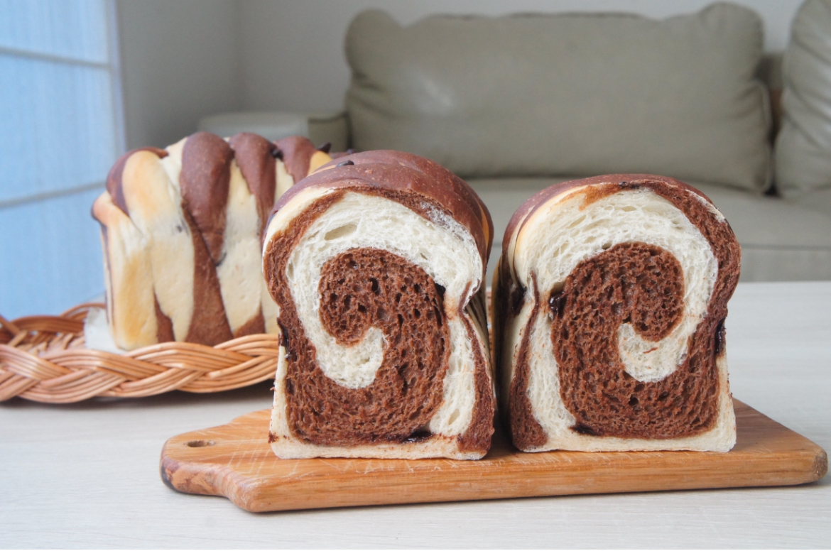 ココア渦巻き食パンの作り方の紹介画像1