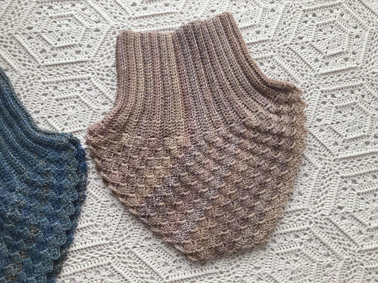 【PDF編み図付き】ダイアゴナルスティッチで編むネックウォーマーの紹介画像2