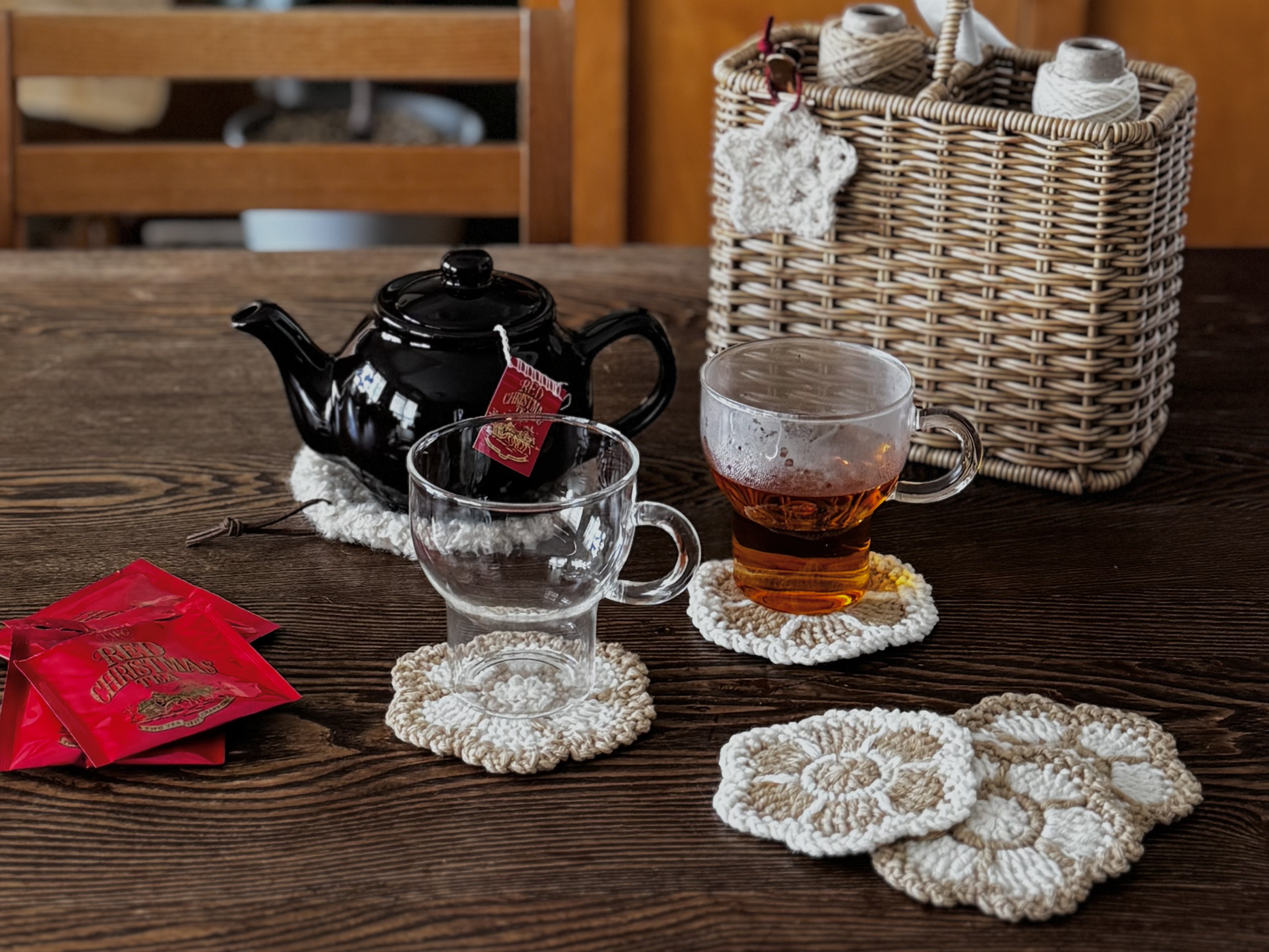 かぎ針編み Teddyコースターの作り方【PDF編み図付】の紹介画像1