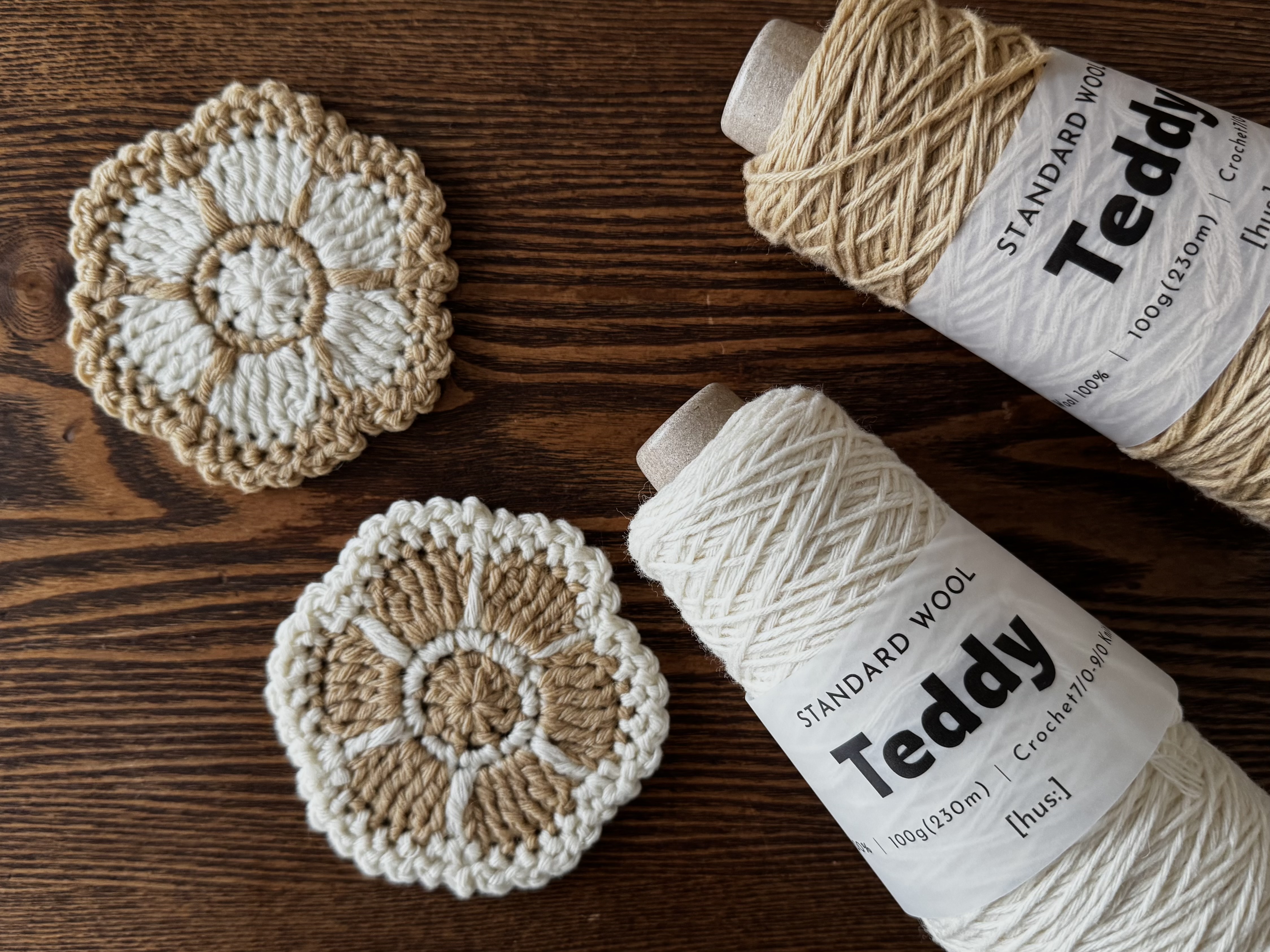 かぎ針編み Teddyコースターの作り方【PDF編み図付】の紹介画像2