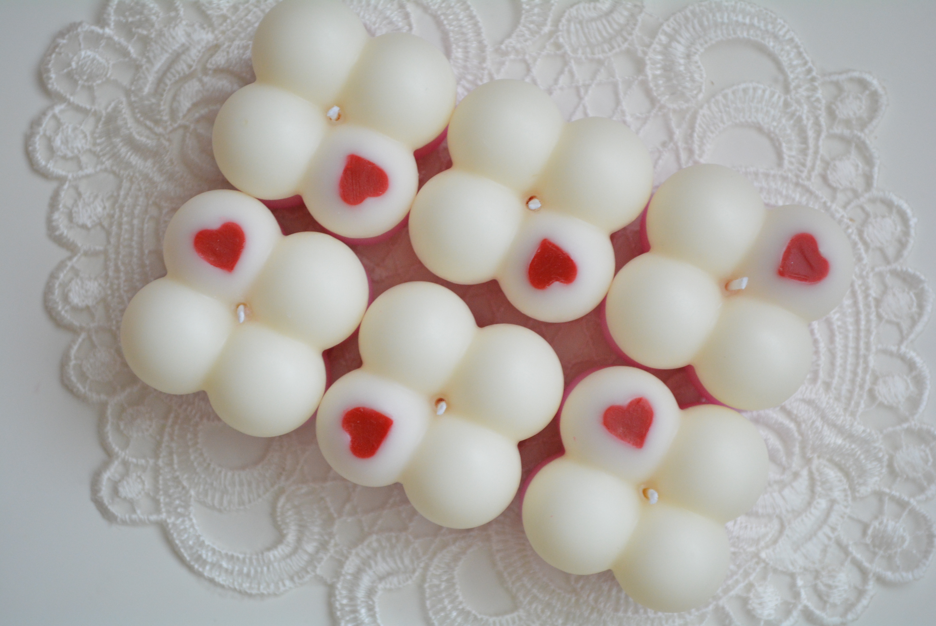 ハートのボンボンキャンドルの作り方の紹介画像2