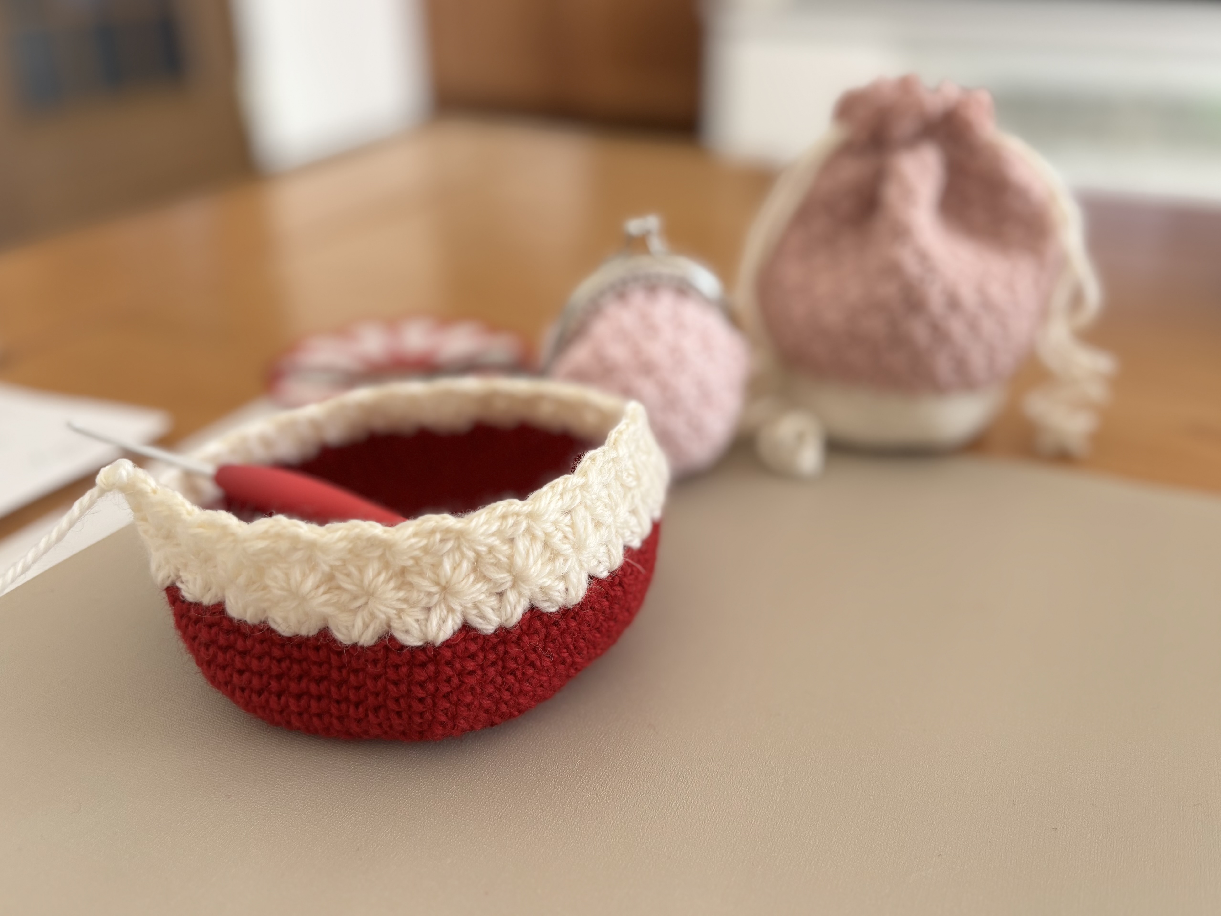 小花いっぱい巾着の編み方【PDF編み図付】の紹介画像2