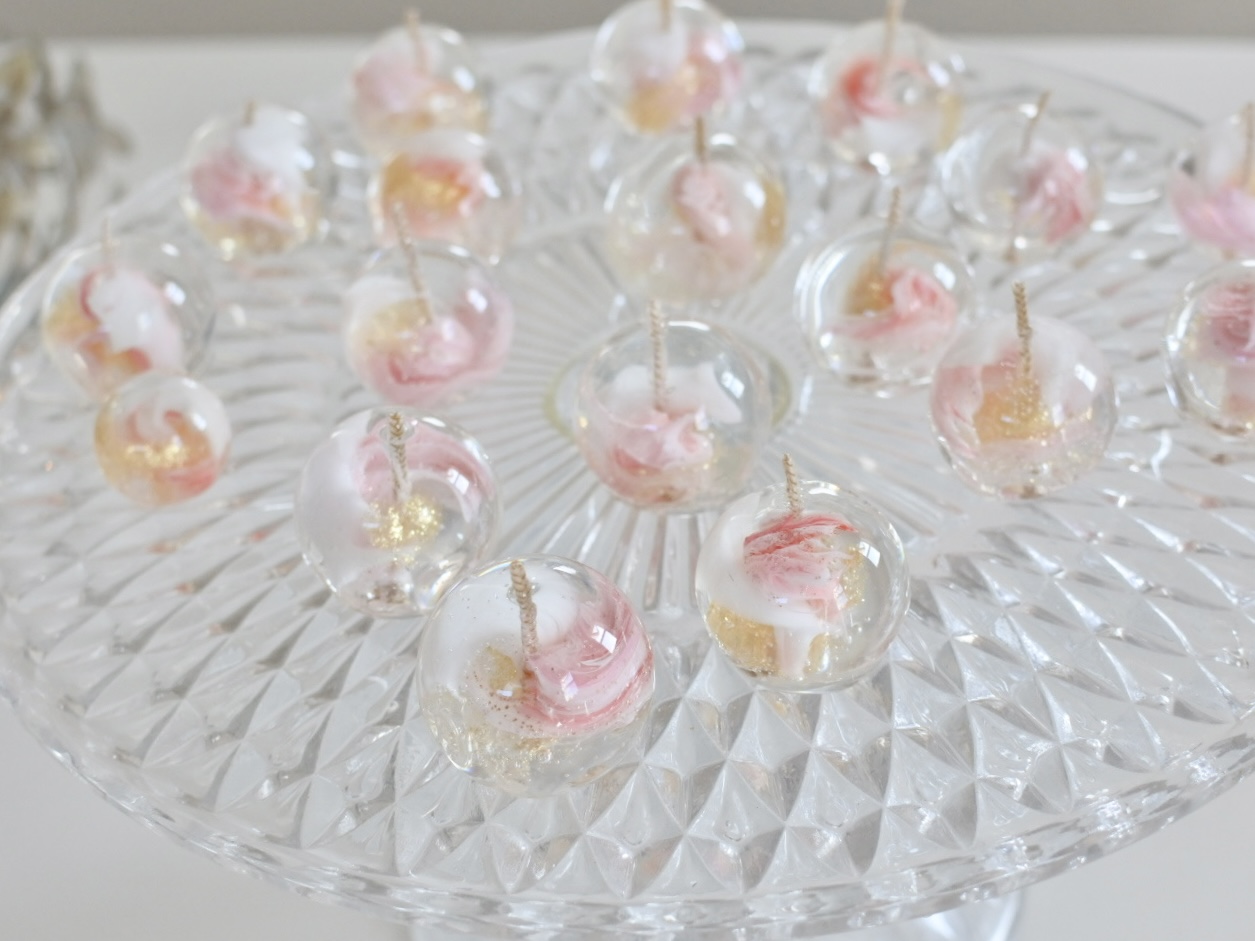 小さな球体キャンドルの作り方の紹介画像3