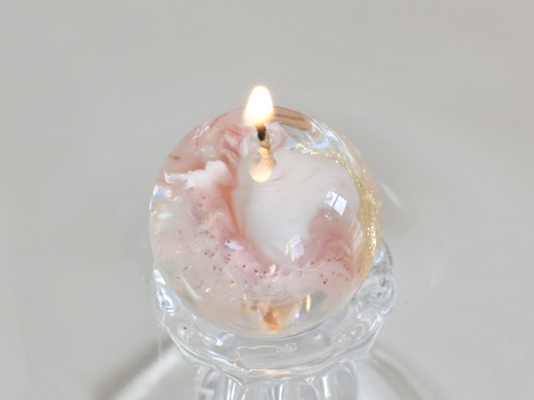 小さな球体キャンドルの作り方の紹介画像4