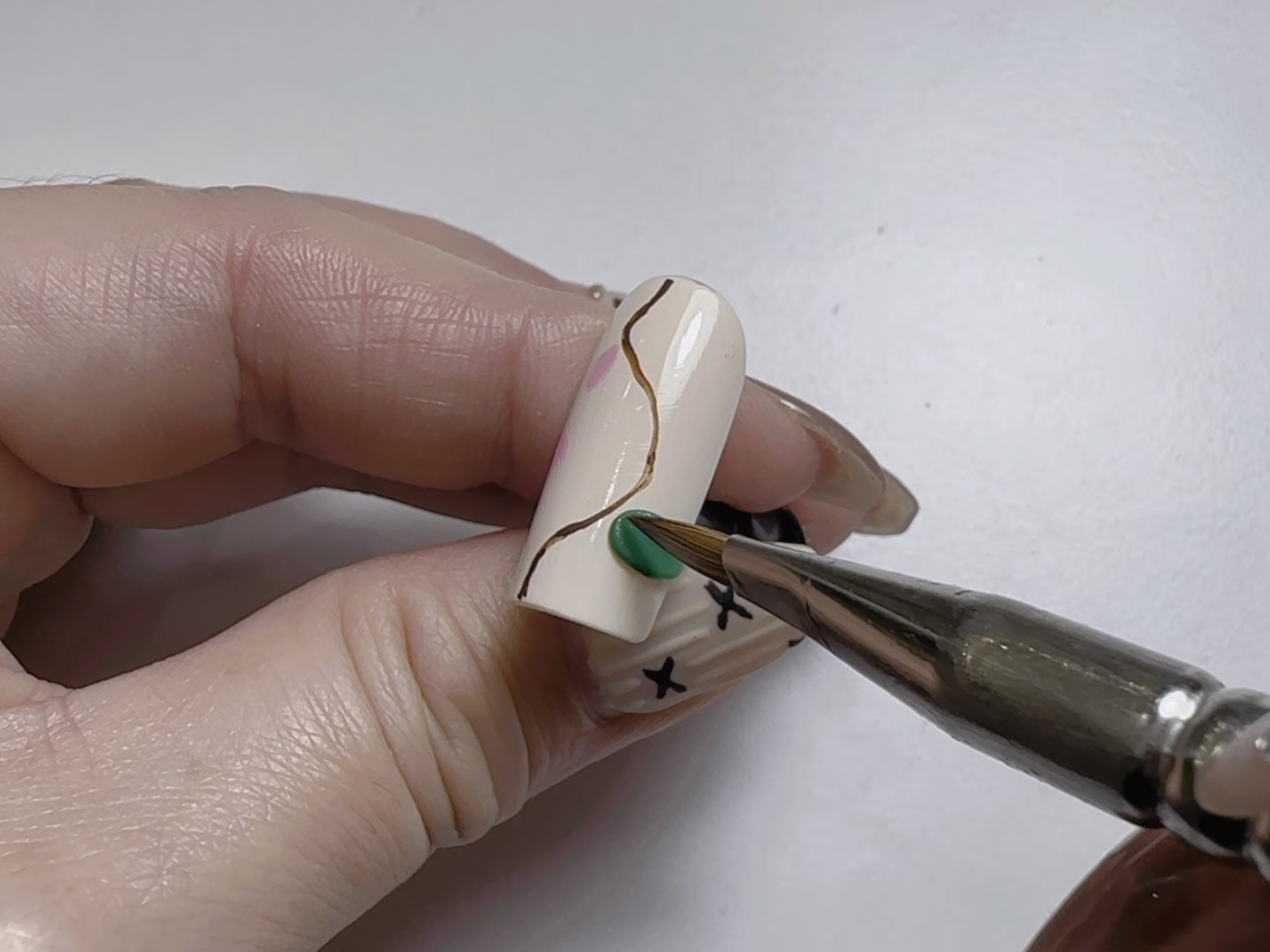 2025年春期ネイリスト技能検定１級課題アートの紹介画像2