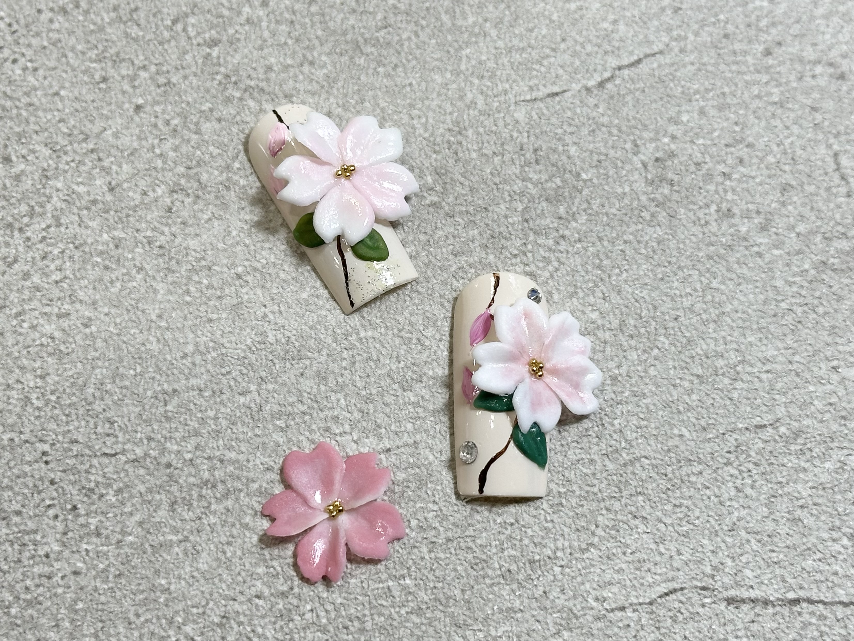 2025年春期ネイリスト技能検定１級課題アートの紹介画像5