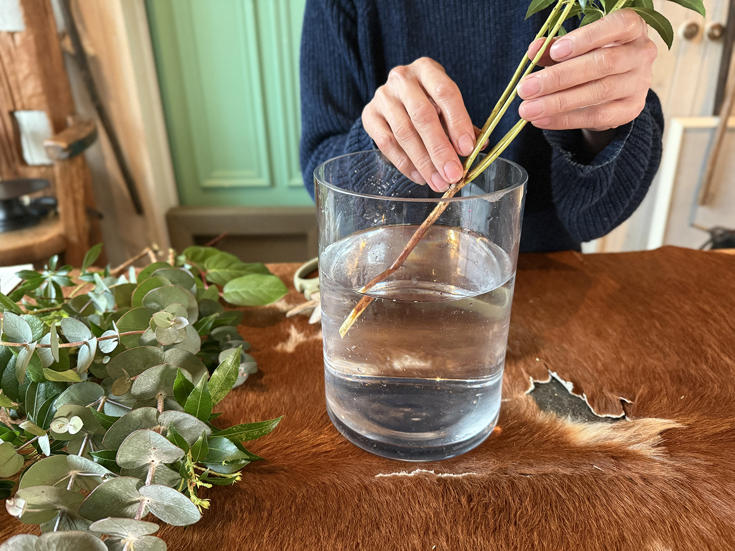 枝物の花瓶の飾り方（自宅でも出来る簡単！）の紹介画像6