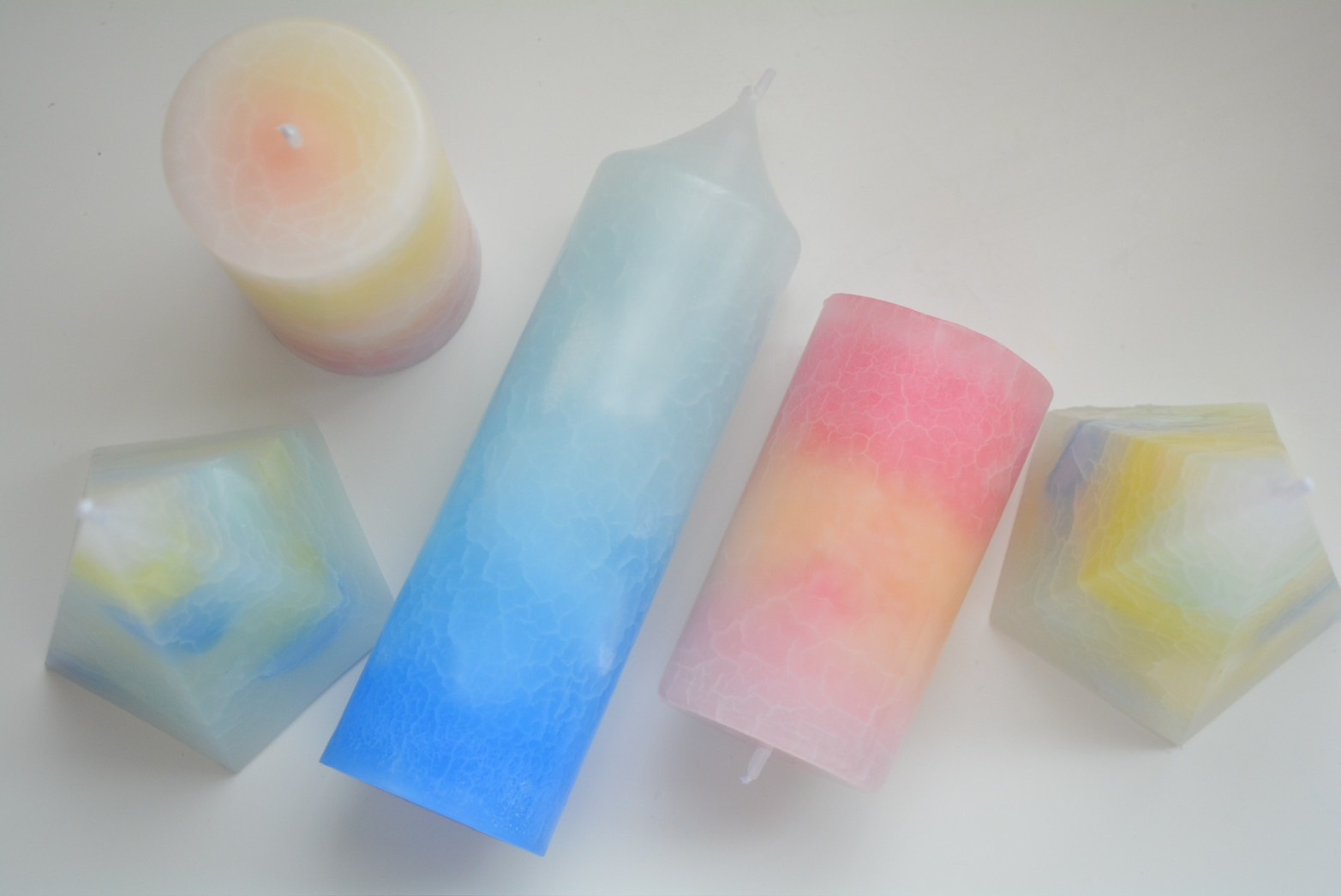 3種のクラックグラデーションキャンドルの作り方の紹介画像5