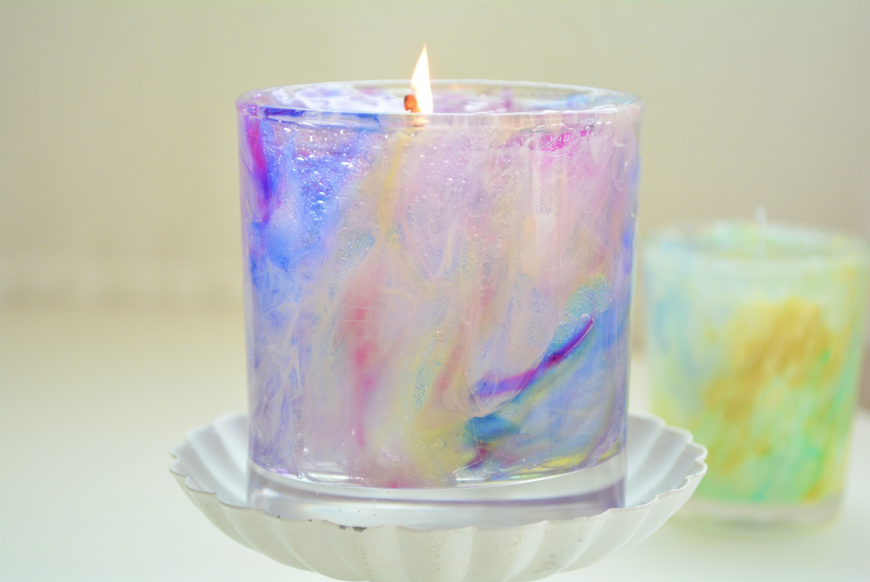 ジェルマーブルキャンドルの作り方の紹介画像3