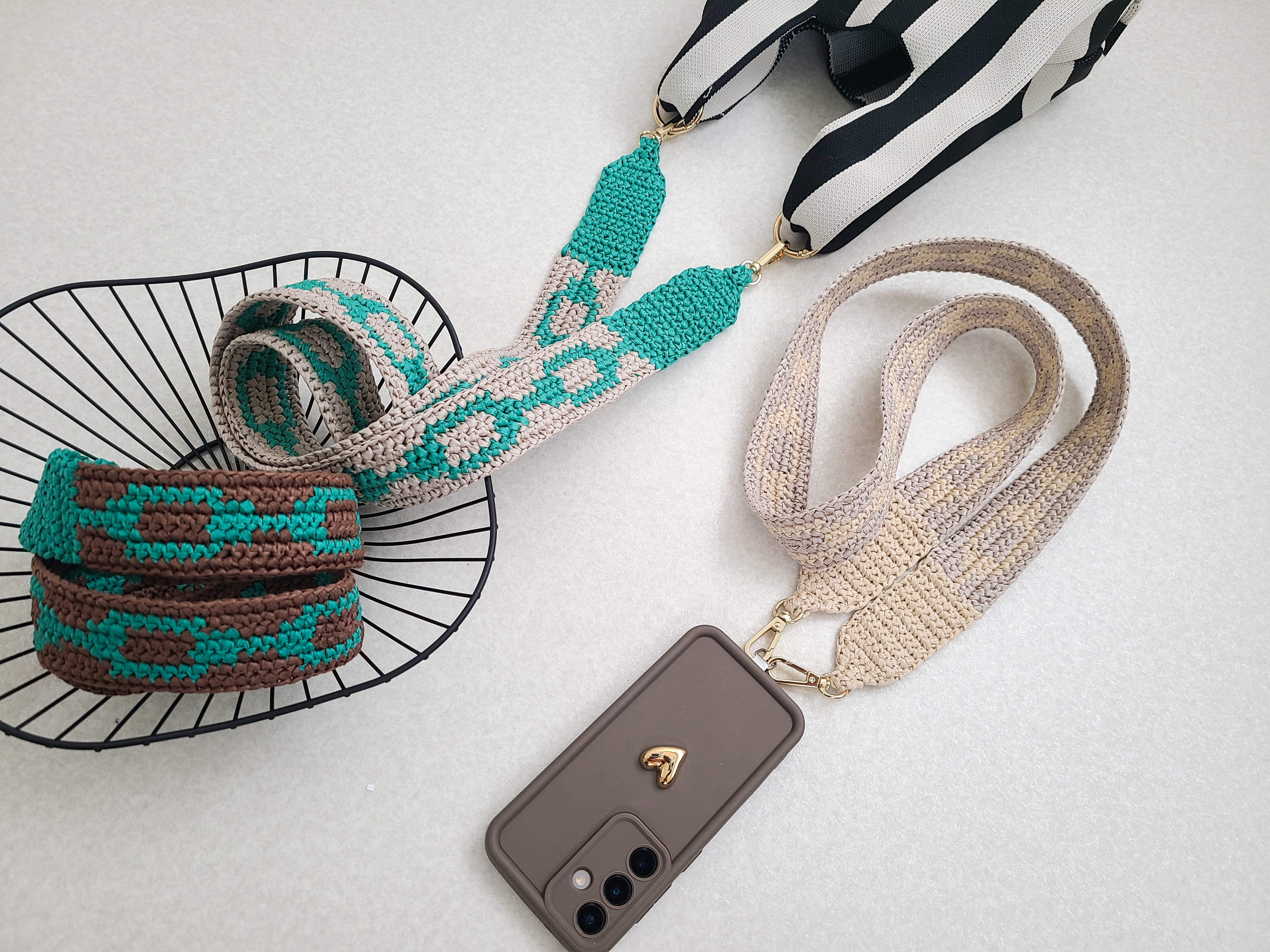 チェーン柄│ショルダーストラップの編み方の紹介画像1