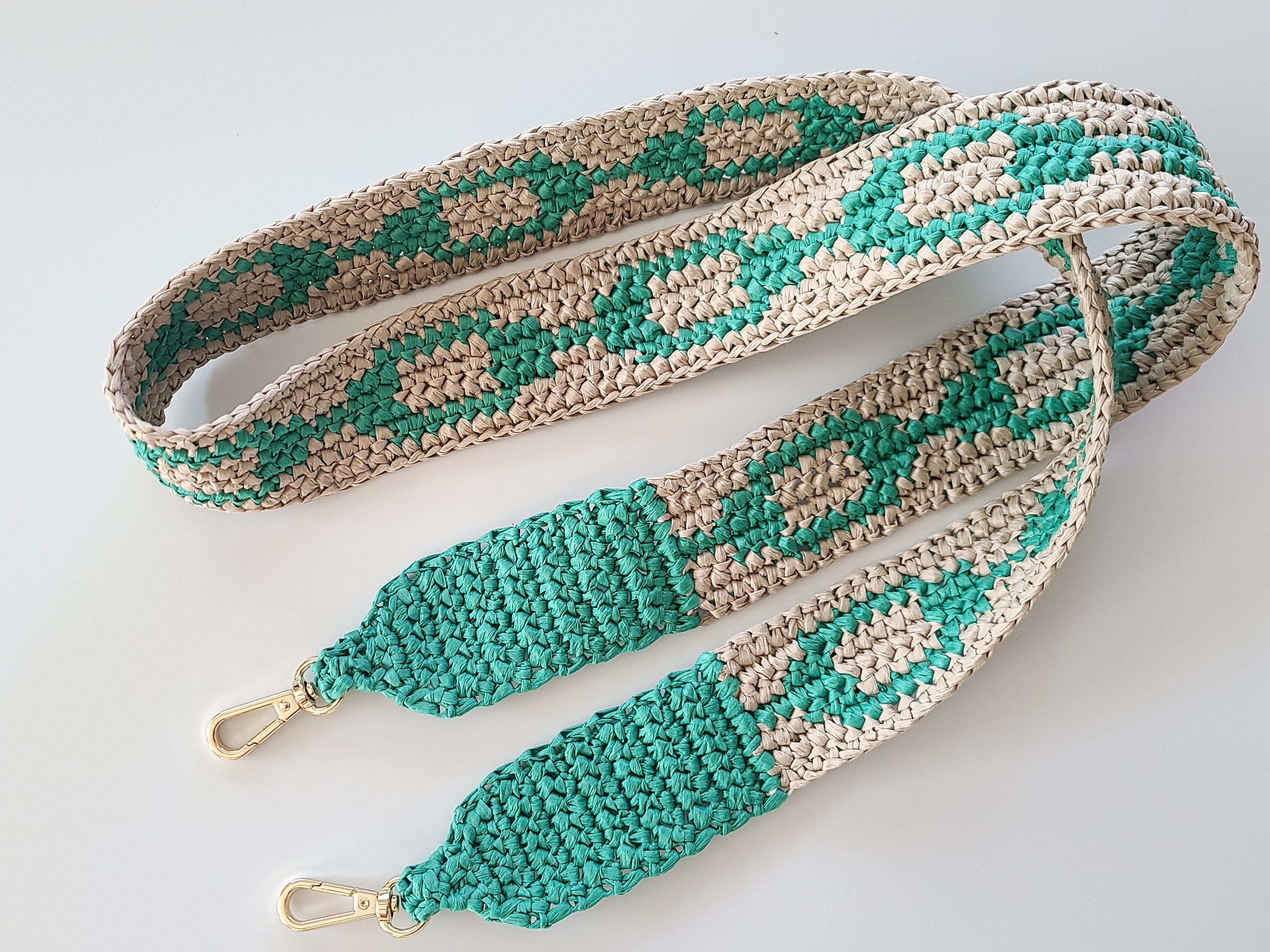 チェーン柄│ショルダーストラップの編み方の紹介画像2