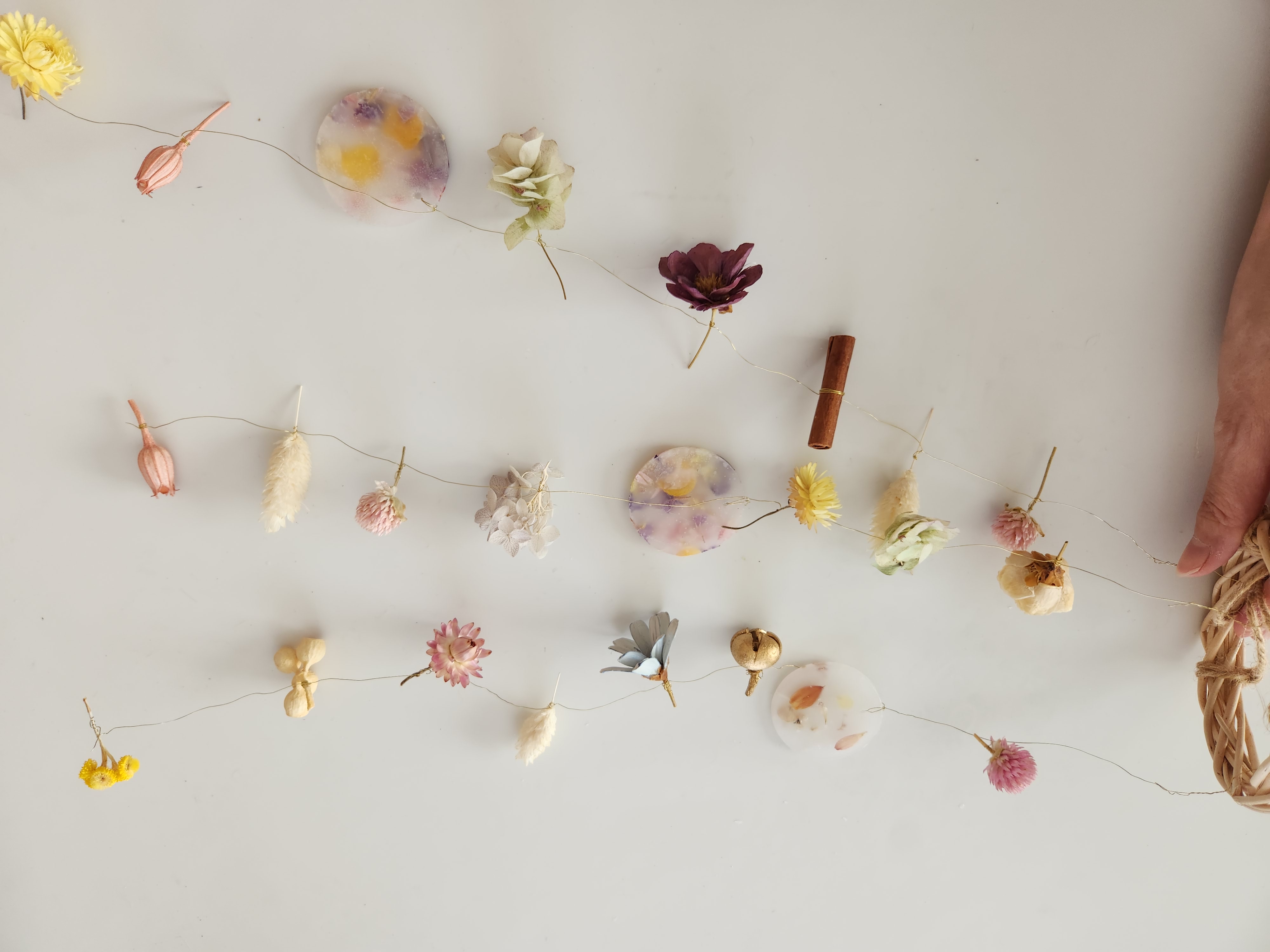 ワックスチャームガーランドの作り方の紹介画像3