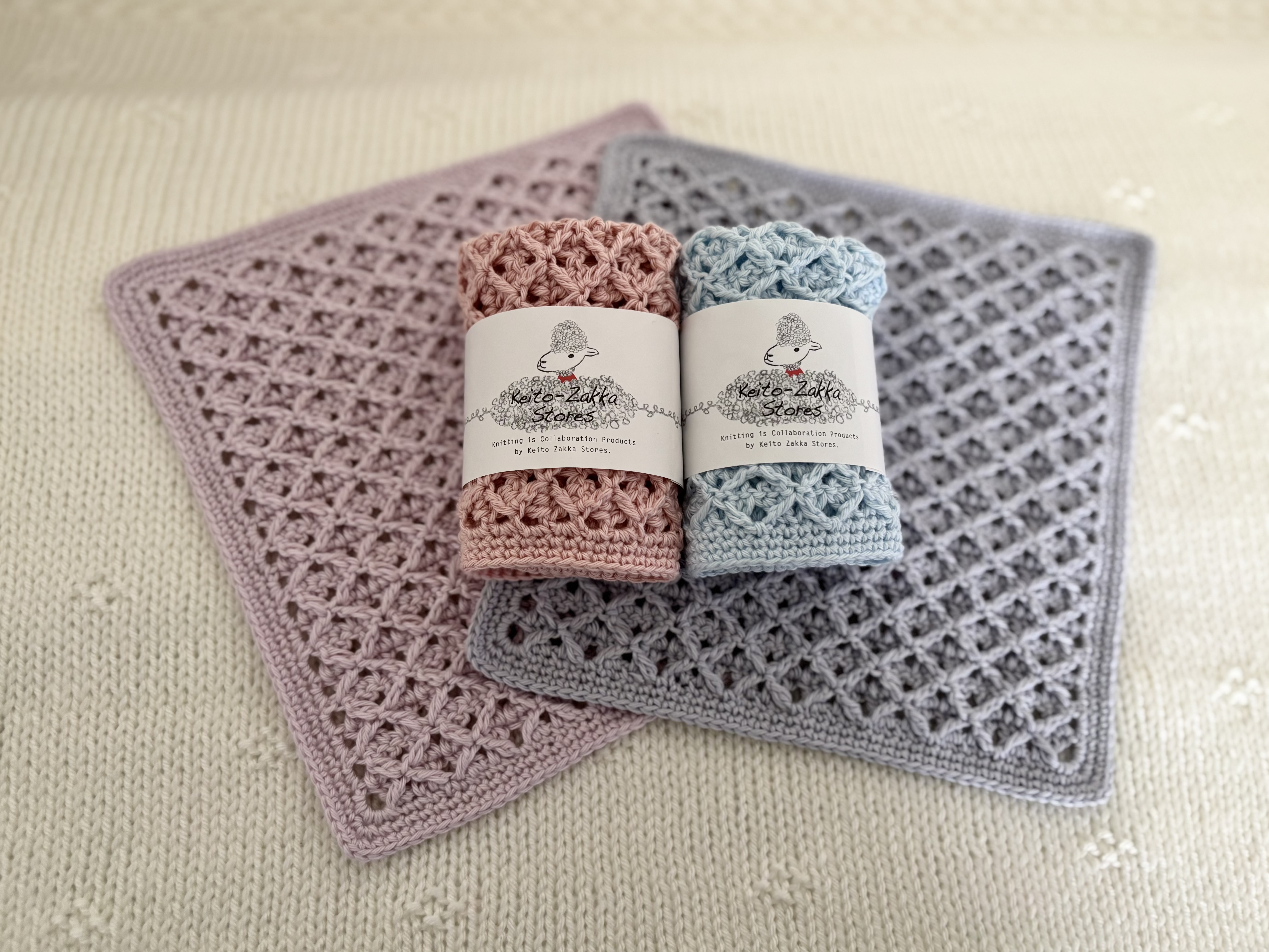 ななめワッフルなニッタオルの編み方【PDF編み図付】の紹介画像2