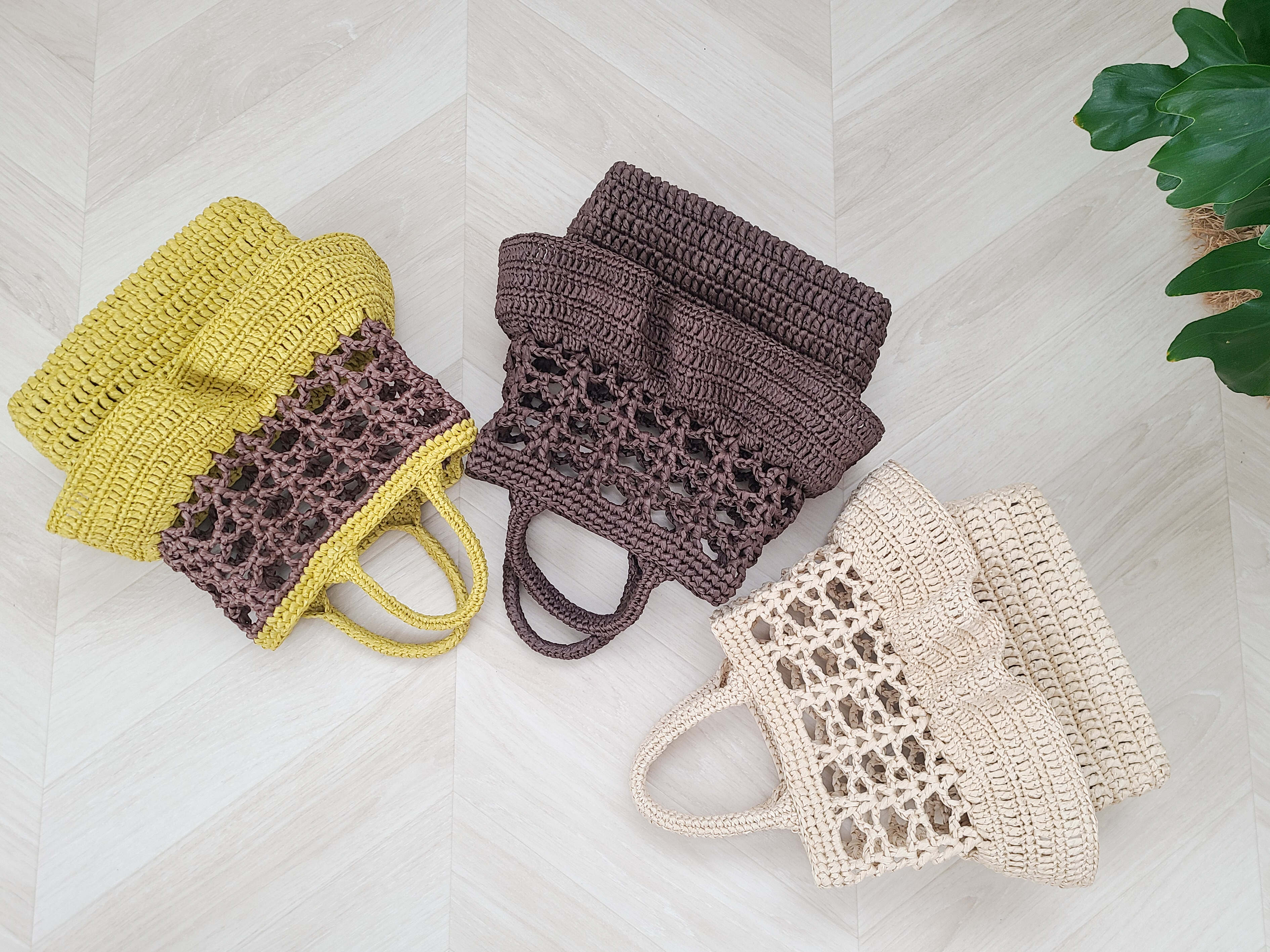 フリルつきかごバッグの編み方│かぎ針編みの紹介画像2