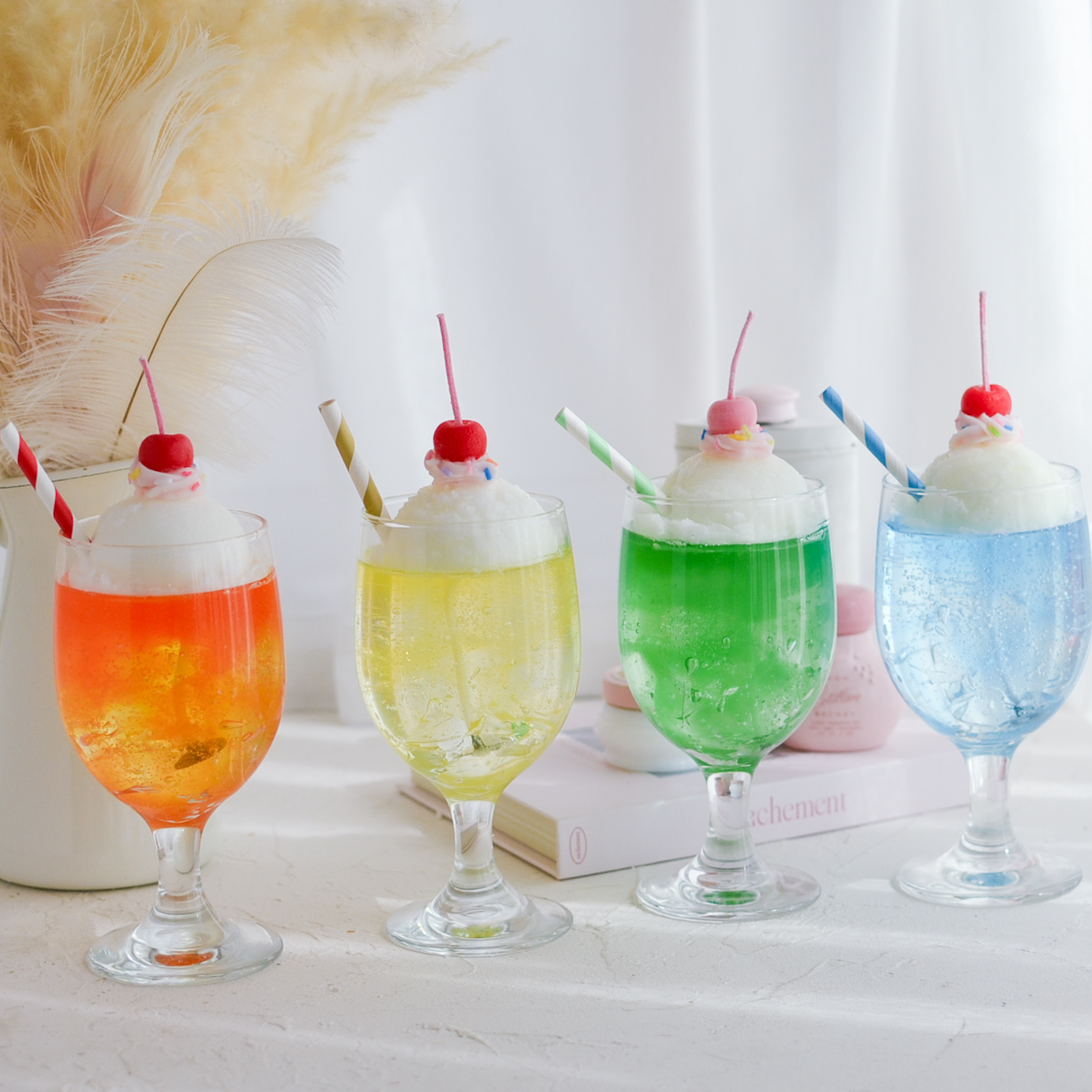 クリームソーダキャンドルの作り方の紹介画像3