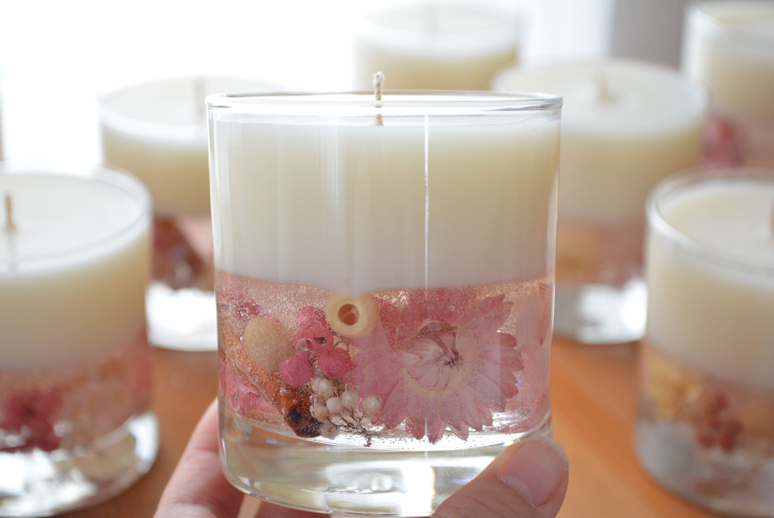 アロマジェルボタニカルキャンドルの作り方の紹介画像2