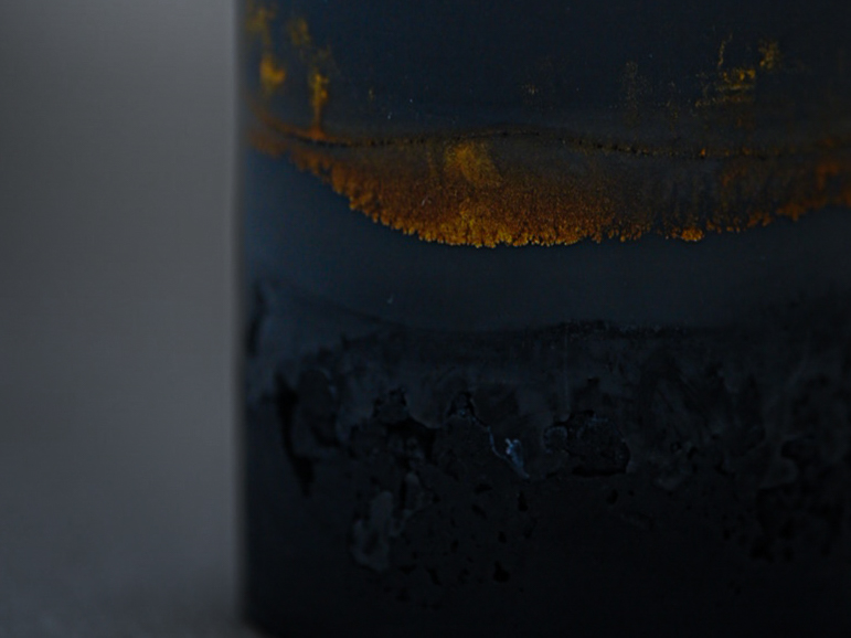 ブラックセメントキャンドルの紹介画像5