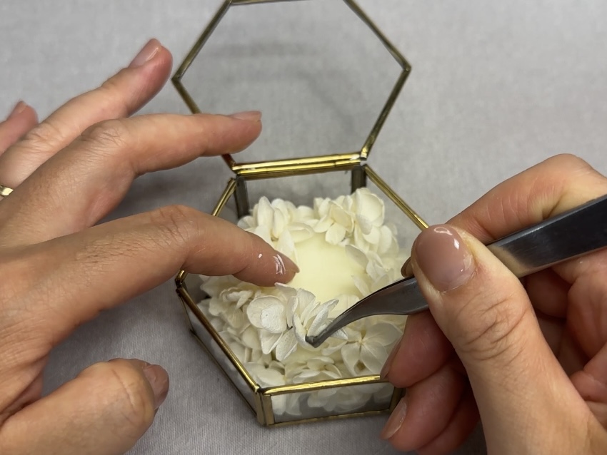 ガラスケースリングピローの作り方の紹介画像5