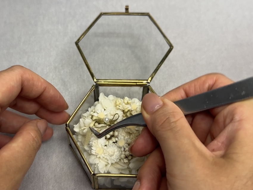 ガラスケースリングピローの作り方の紹介画像7
