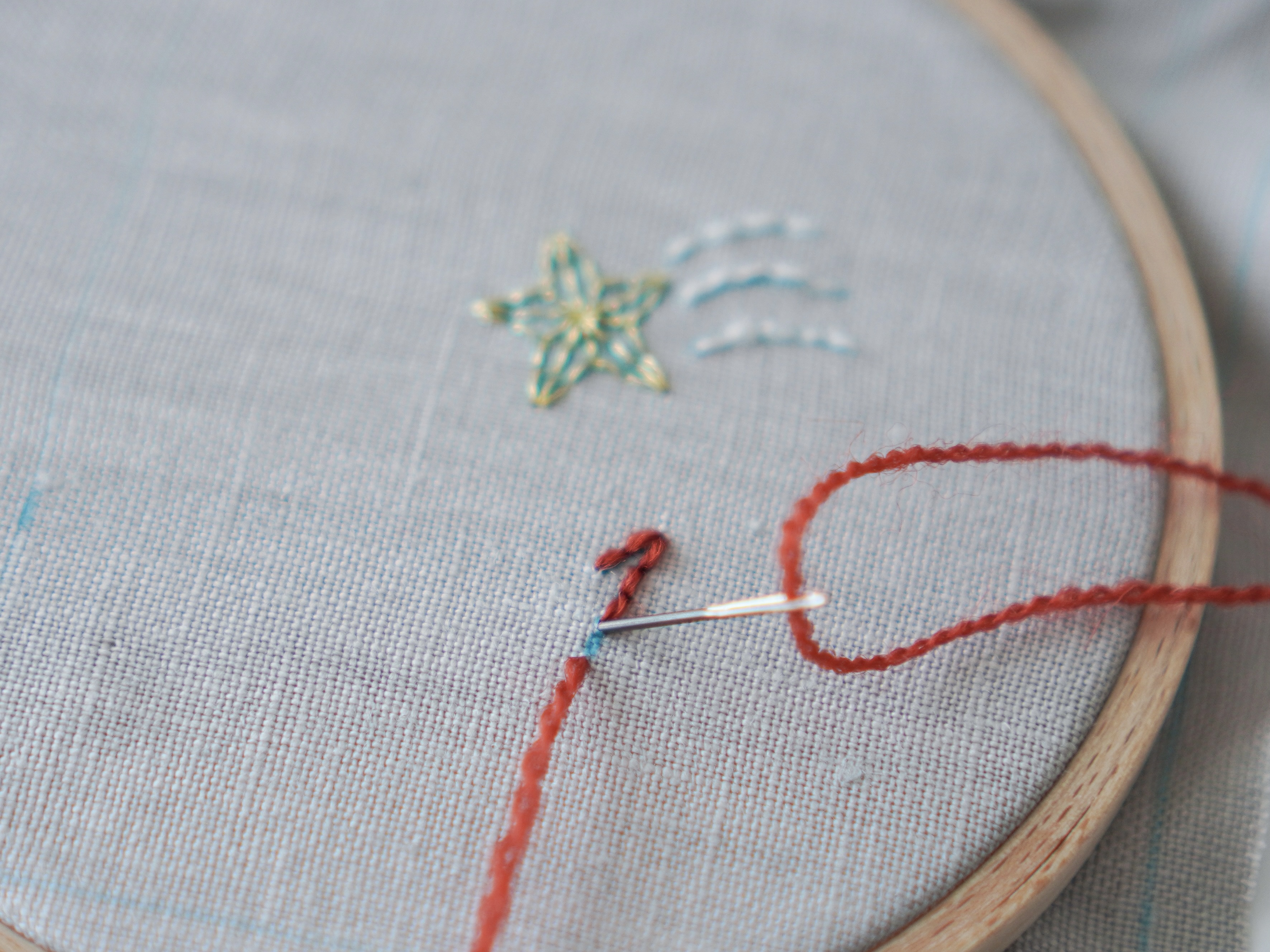 ウール刺繍糸で作る アドベントカレンダーの作り方の紹介画像8