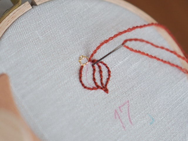 ウール刺繍糸で作る アドベントカレンダーの作り方の紹介画像11