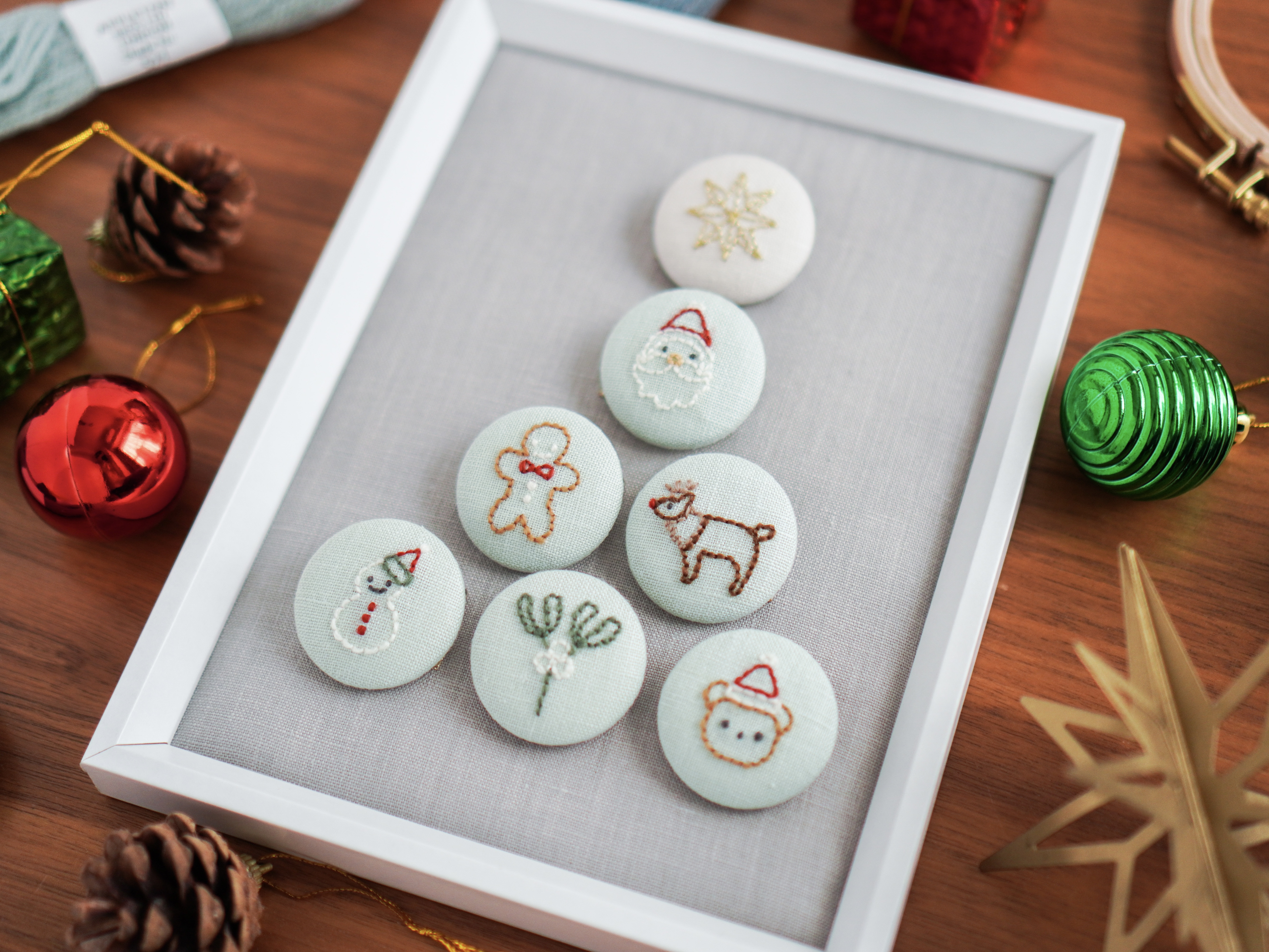 ウール刺繍糸で作る アドベントカレンダーの作り方の紹介画像14