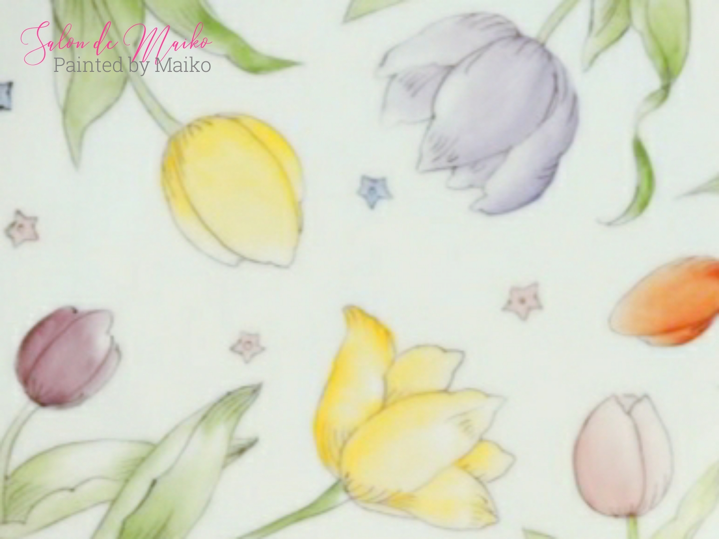 ペンワーク基礎編・チューリッププレート&作品アイディアの紹介画像2