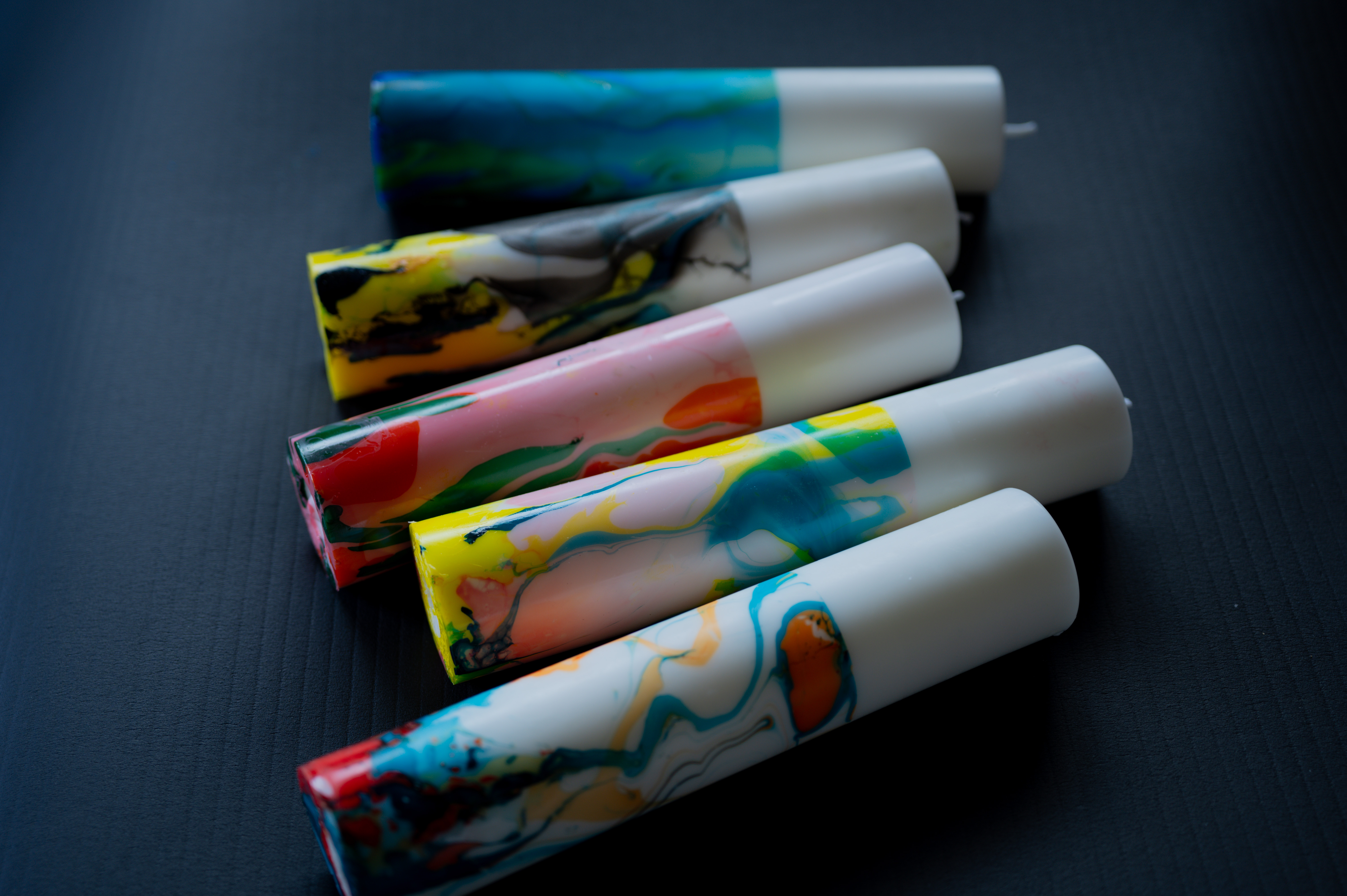 12/24まで50%OFF（3,000円→1,500円）✴︎イージーマーブルキャンドルの作り方の紹介画像1