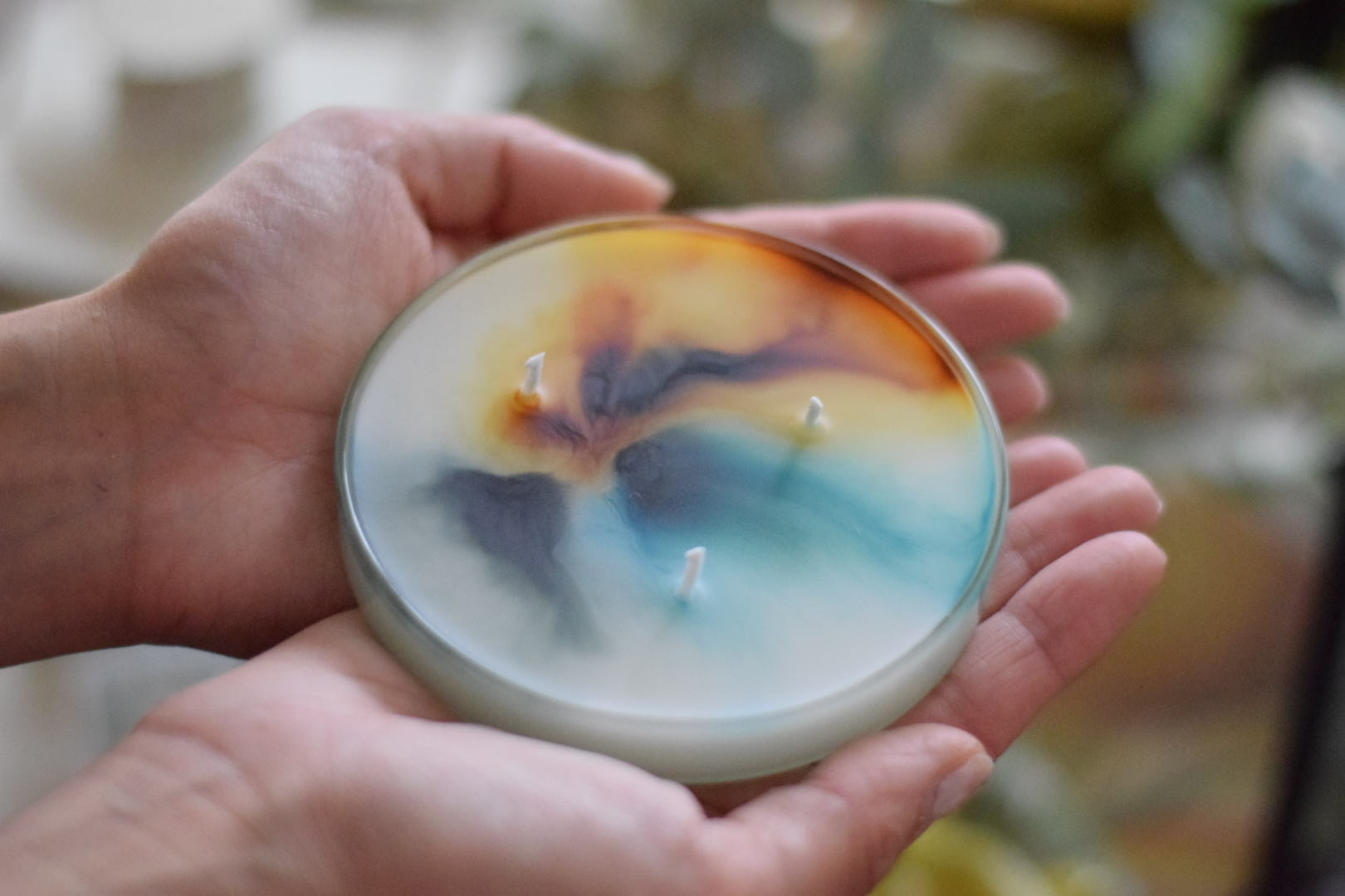 30%OFF（3,000円→2,100円）✴︎オーロラキャンドル ビーズワックスver. の作り方の紹介画像2