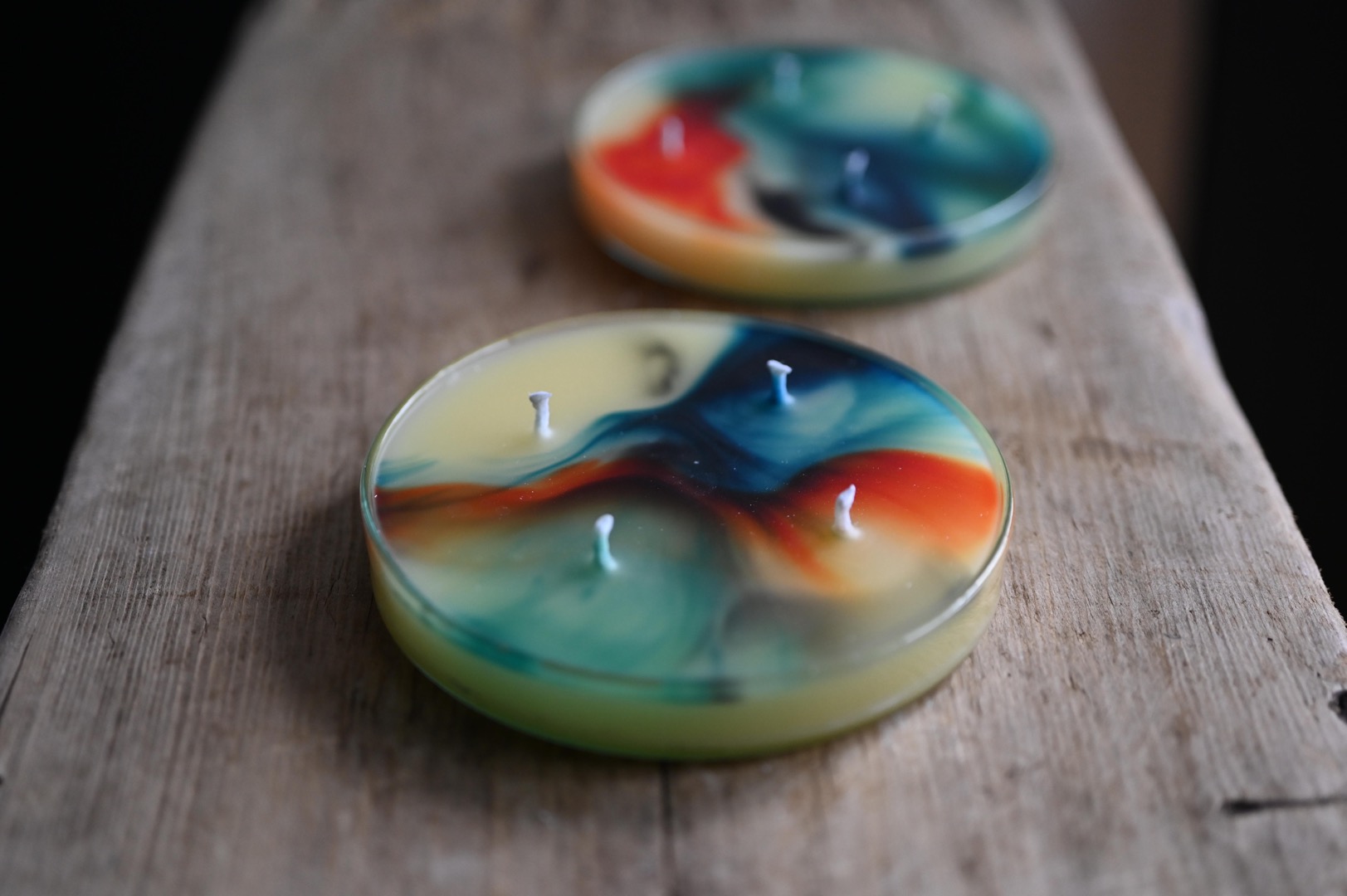 30%OFF（3,000円→2,100円）✴︎オーロラキャンドル ビーズワックスver. の作り方の紹介画像3