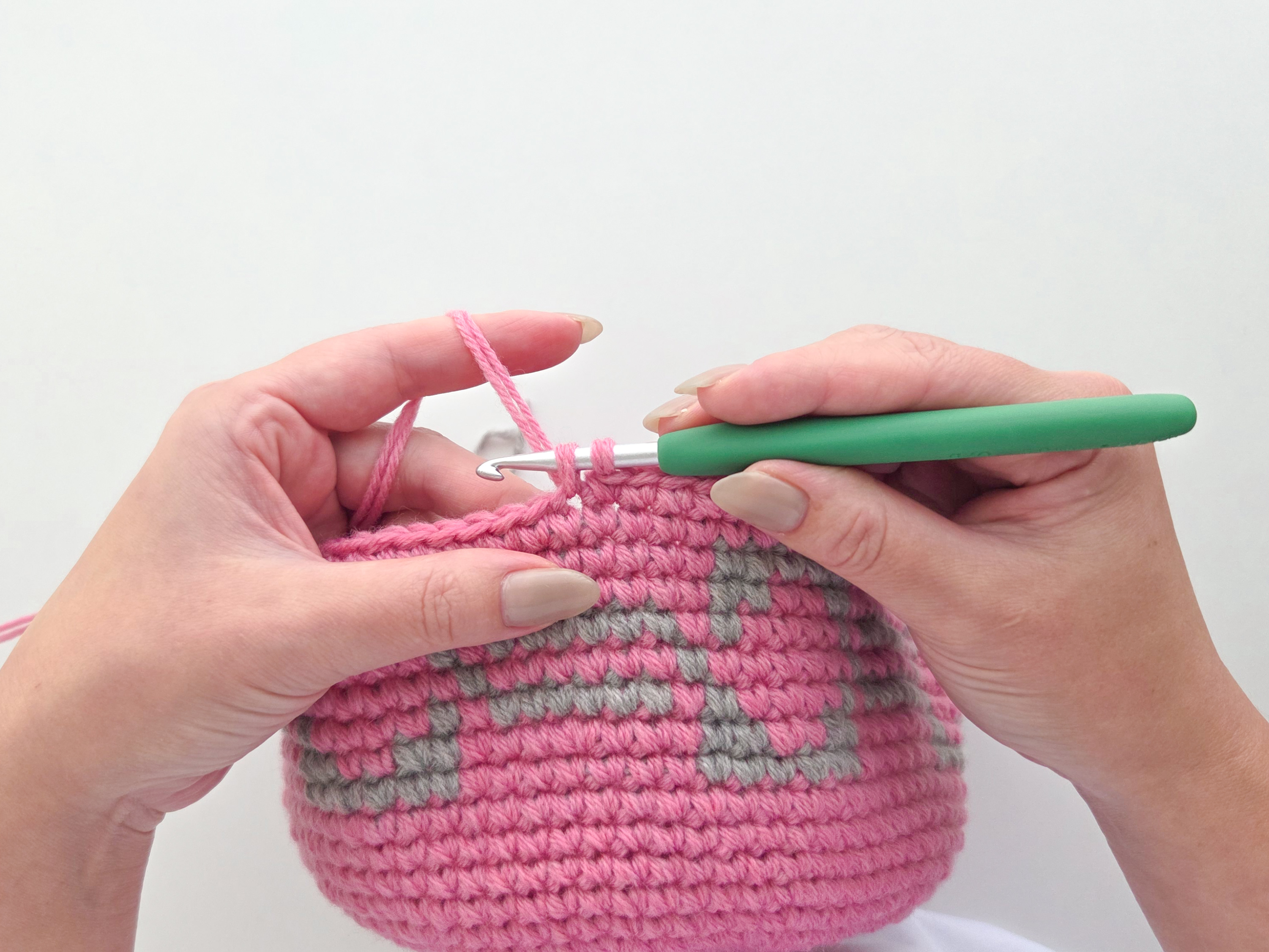 バケットハットの編み方｜深めフォルム【編み図付き】】の紹介画像5