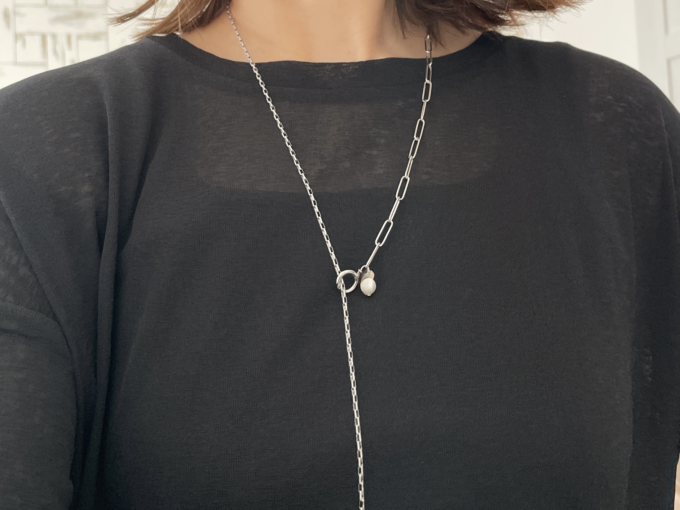 淡水パール2wayネックレスの作り方の紹介画像1