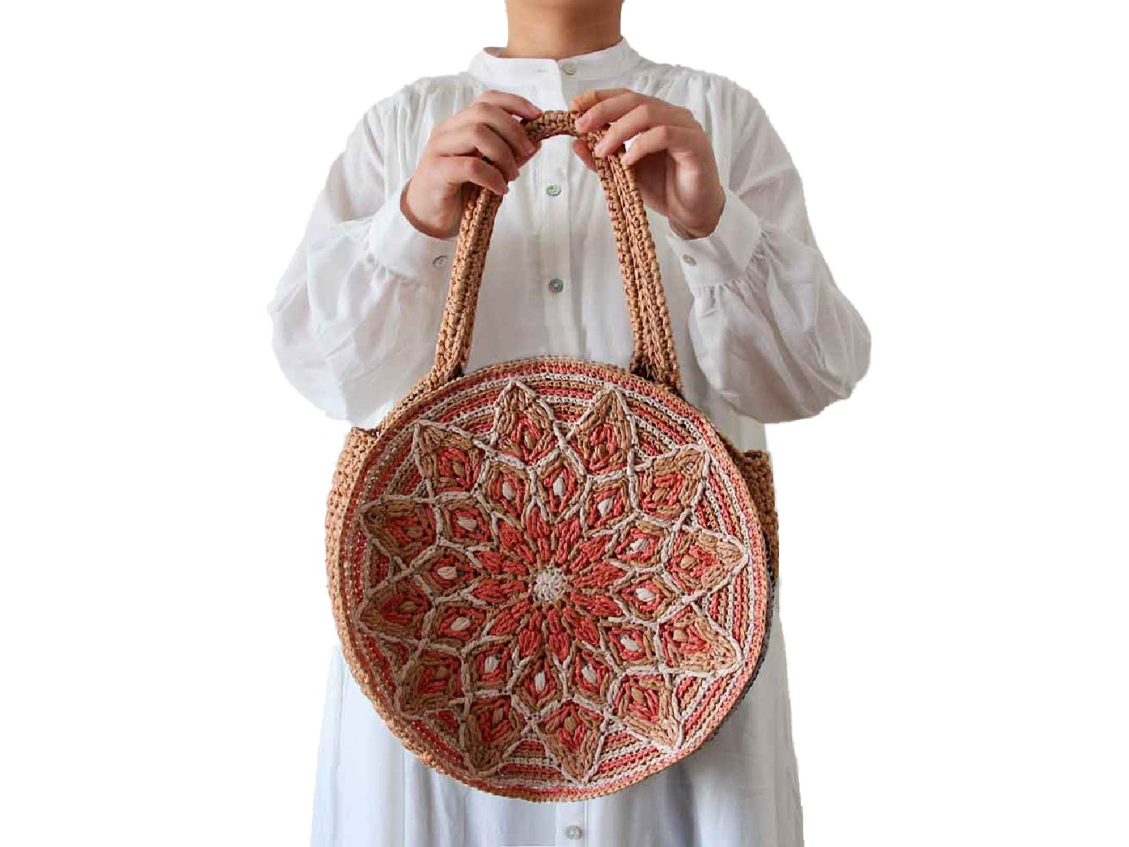 〈かぎ針編み〉曼荼羅バッグの編み方【編み図付き】の紹介画像2