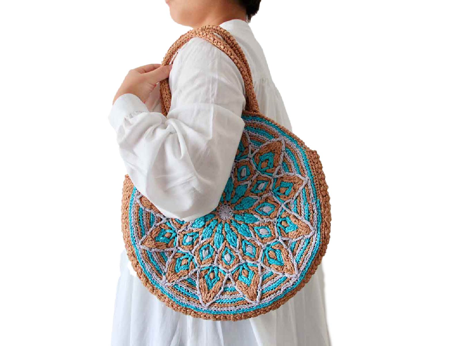 〈かぎ針編み〉曼荼羅バッグの編み方【編み図付き】の紹介画像3