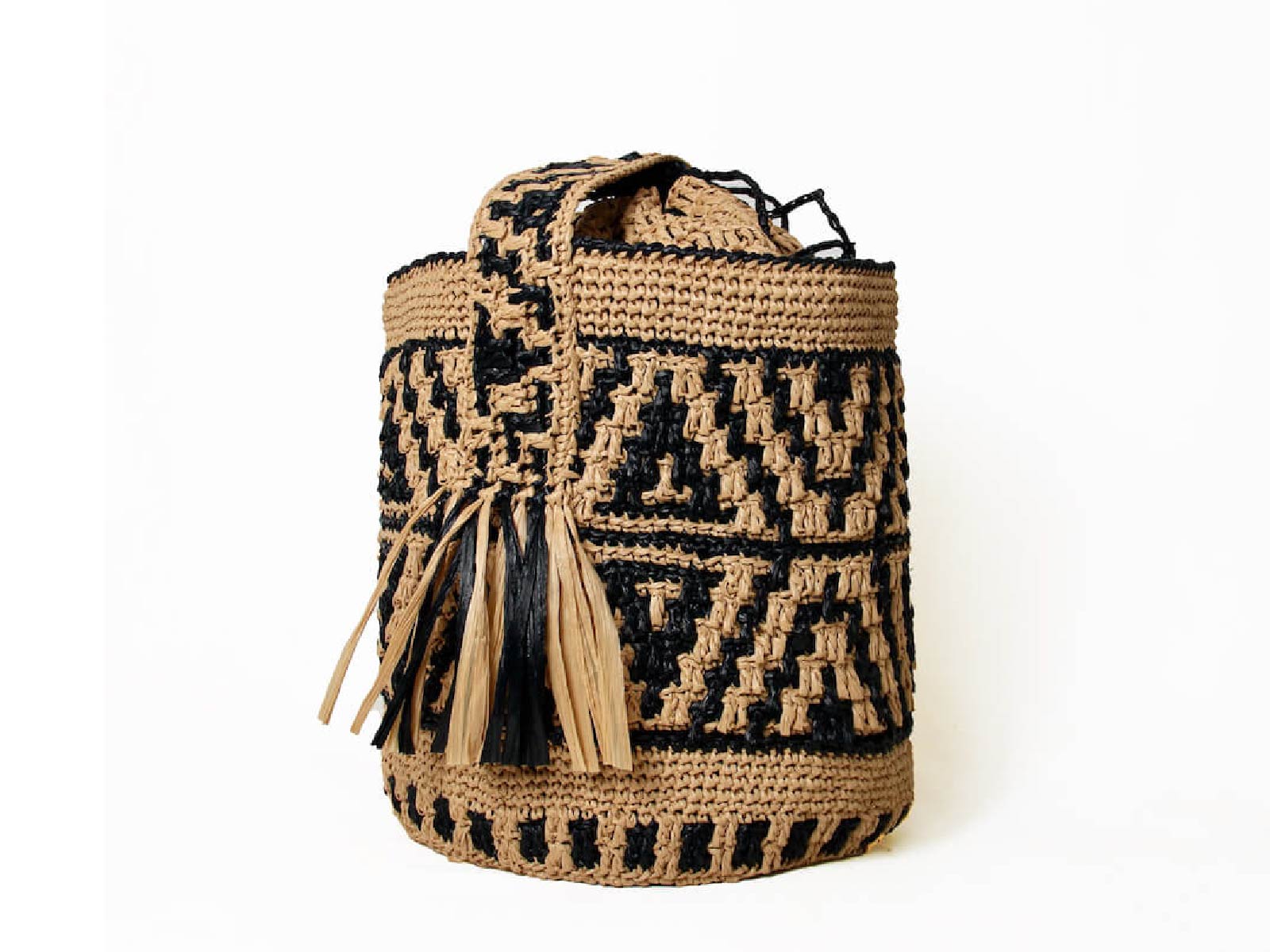 〈かぎ針編み〉曼荼羅バケツショルダーの編み方【編み図付き】の紹介画像3